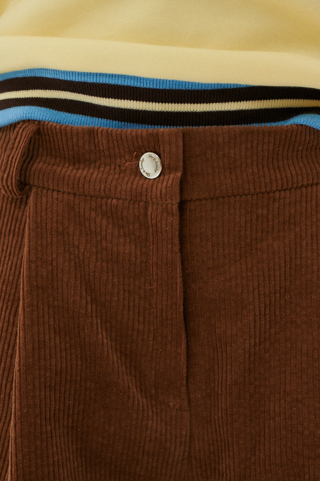 SPODNIE SELVAGGIA KARMELOWE