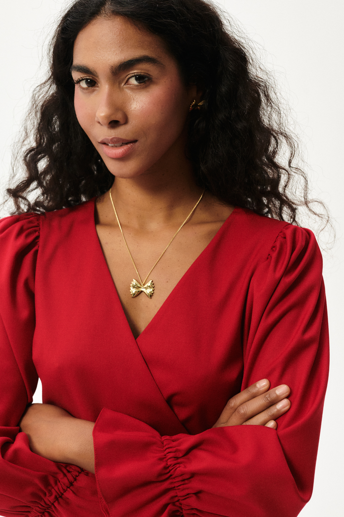 SUKIENKA AVVOLTA CZERWONA