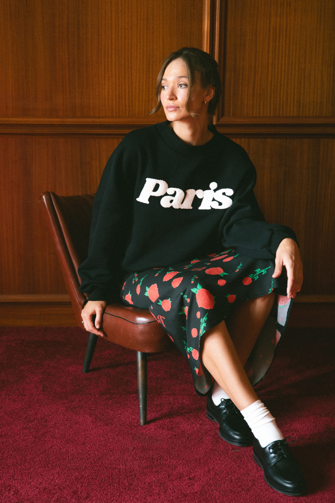BLUZA PARIS CZARNA