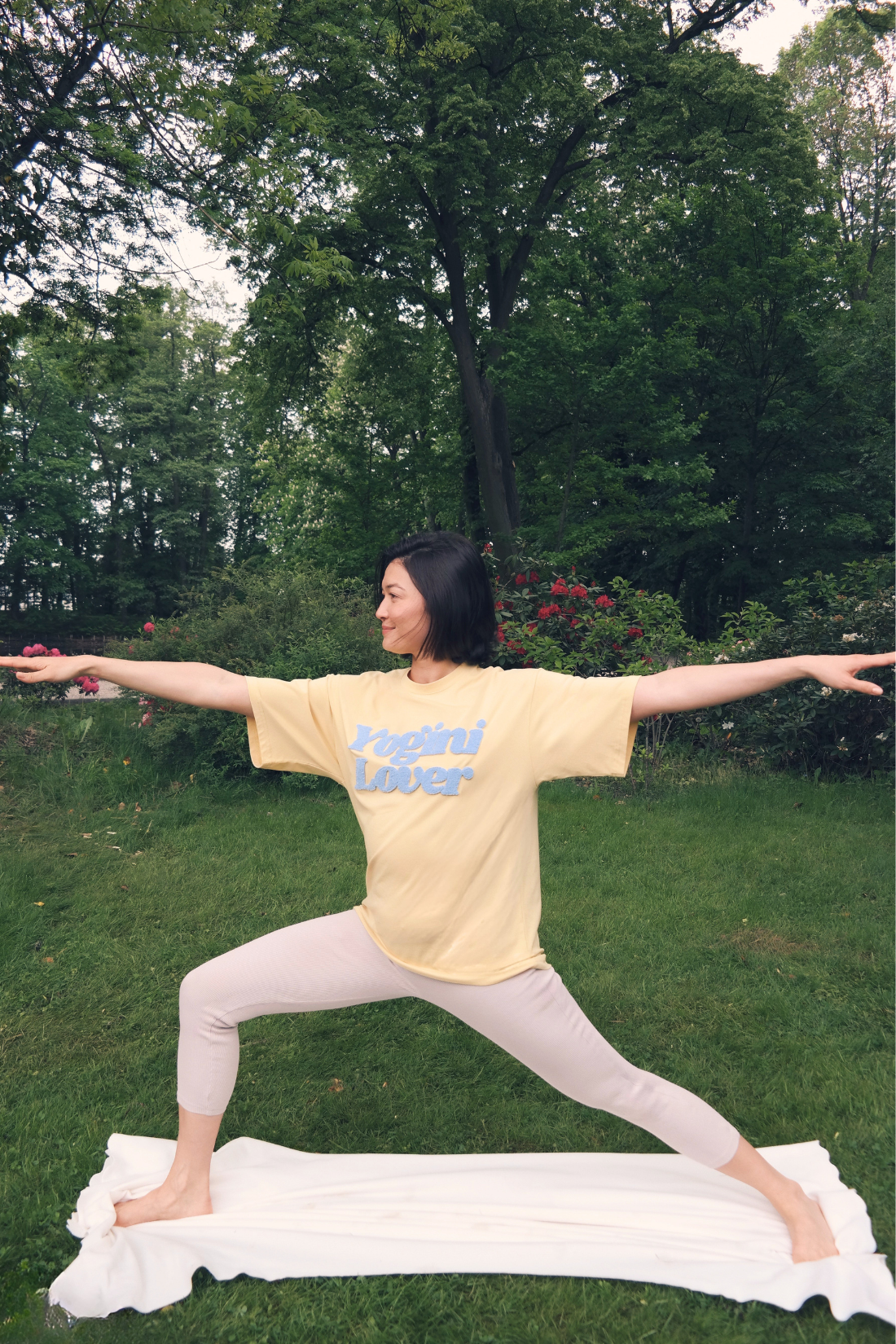 T-SHIRT YOGINI LOVER CREME BRULEE