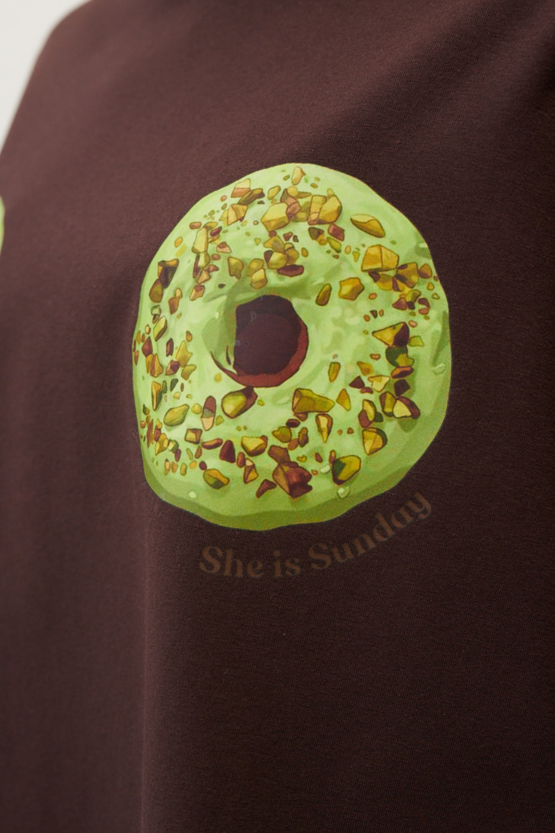 T-SHIRT PĄCZEK PISTACJA