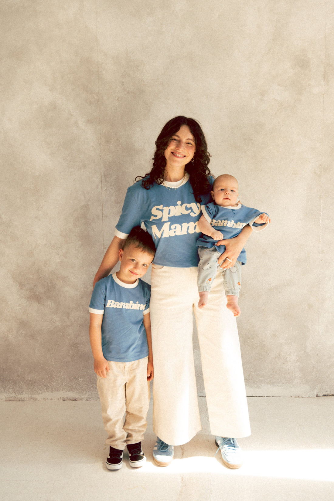 T-SHIRT BAMBINO NIEBIESKI MINI