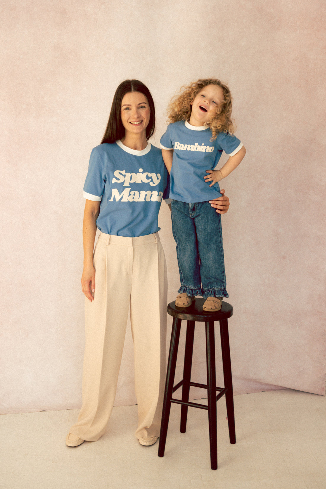 T-SHIRT BAMBINO NIEBIESKI MINI