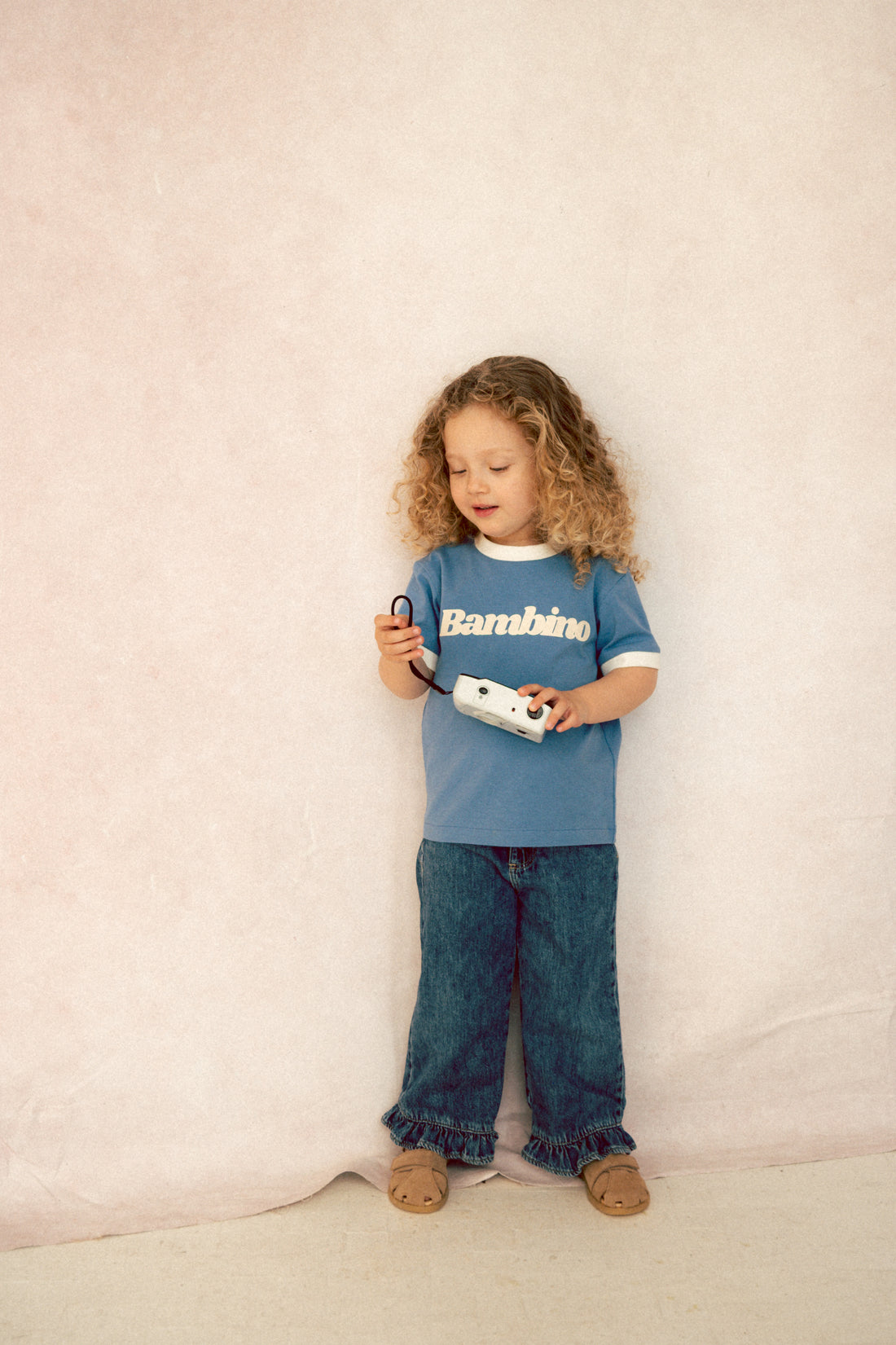 T-SHIRT BAMBINO NIEBIESKI MINI