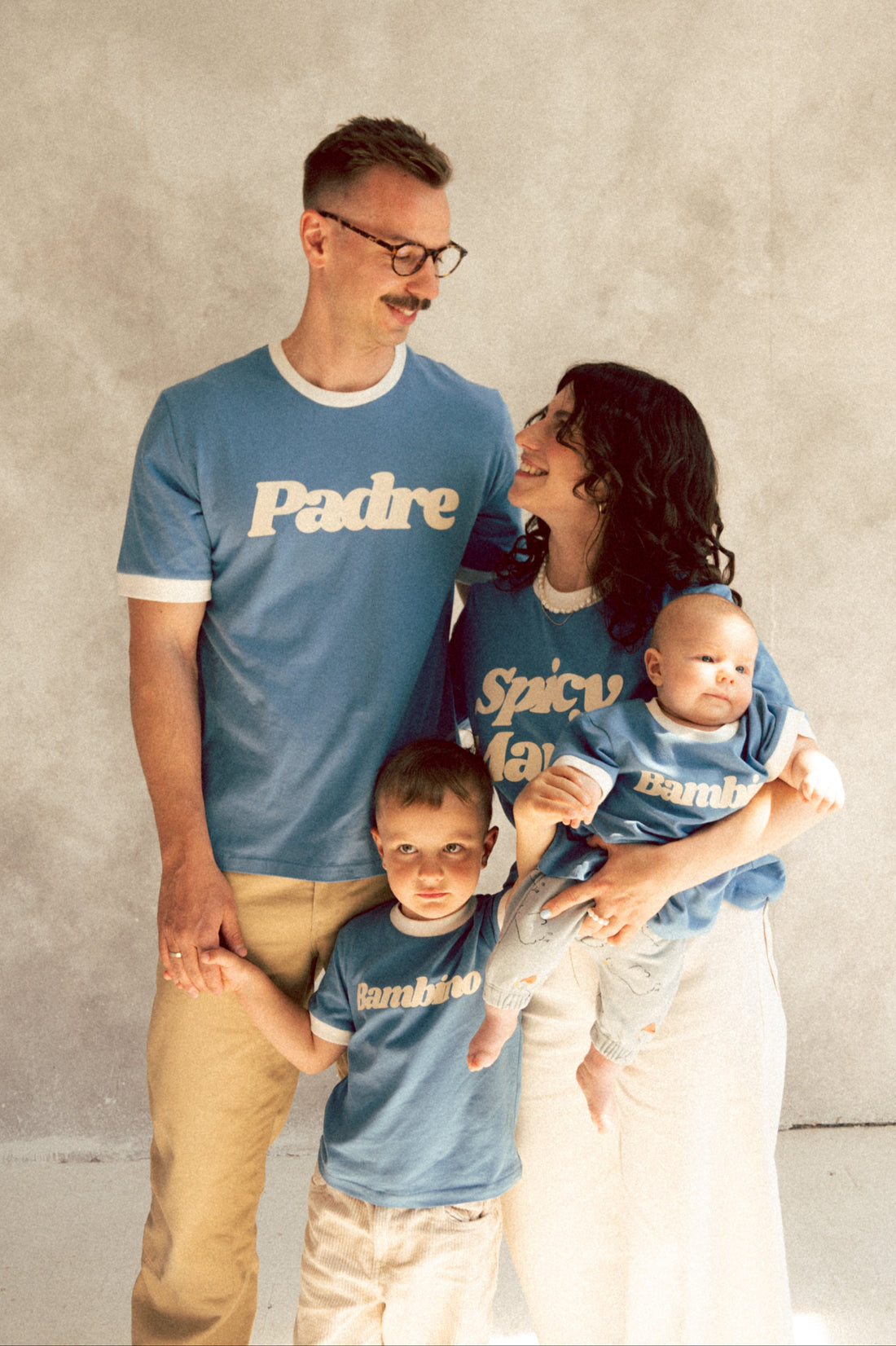 T-SHIRT BAMBINO NIEBIESKI MINI