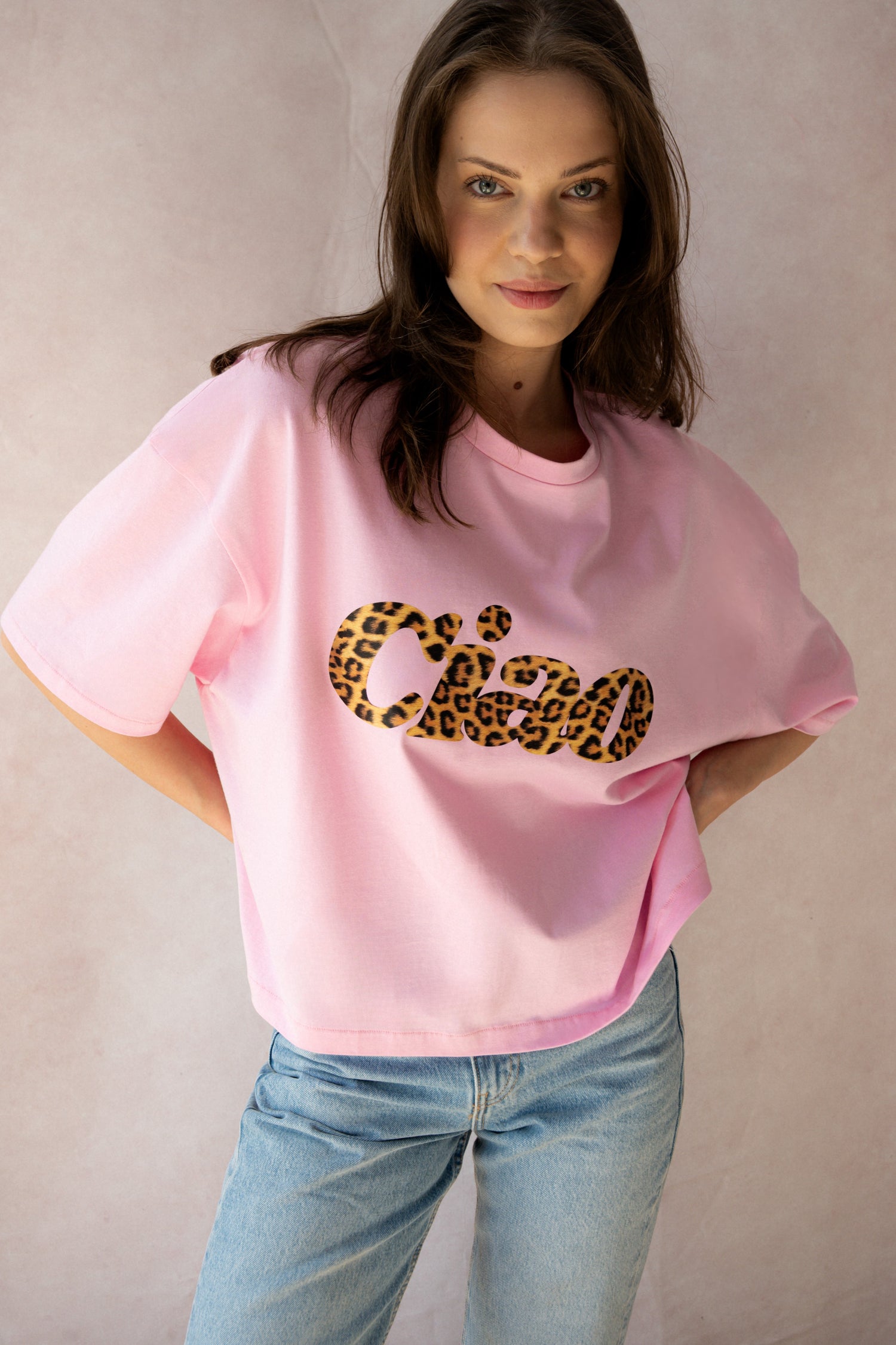 T-SHIRT CIAO WILD RÓŻOWY