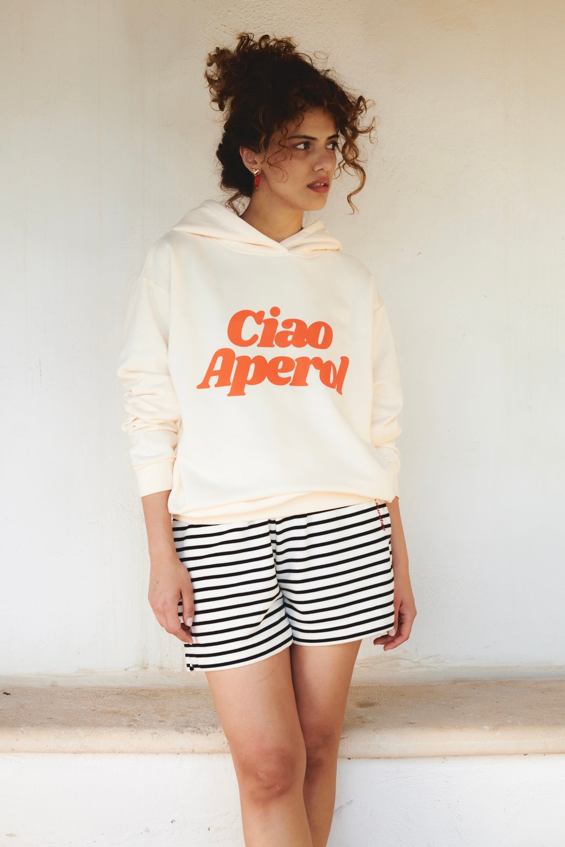 BLUZA CIAO APEROL KREMOWA