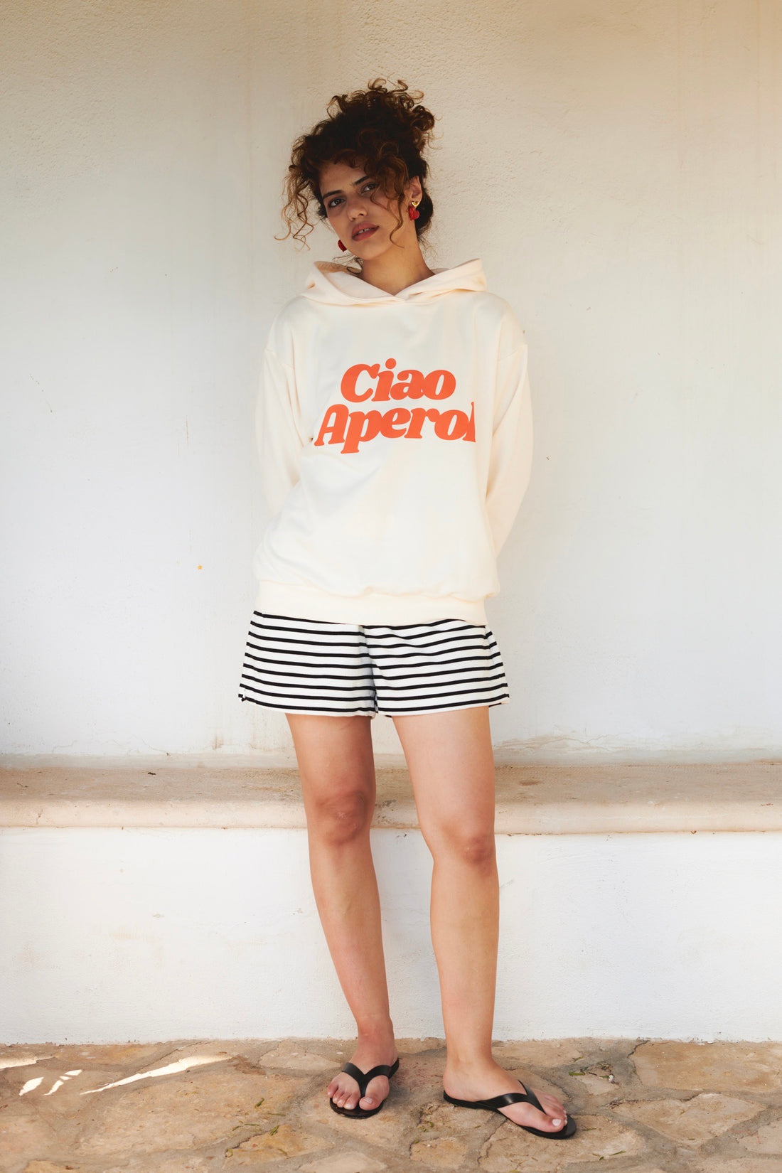 BLUZA CIAO APEROL KREMOWA