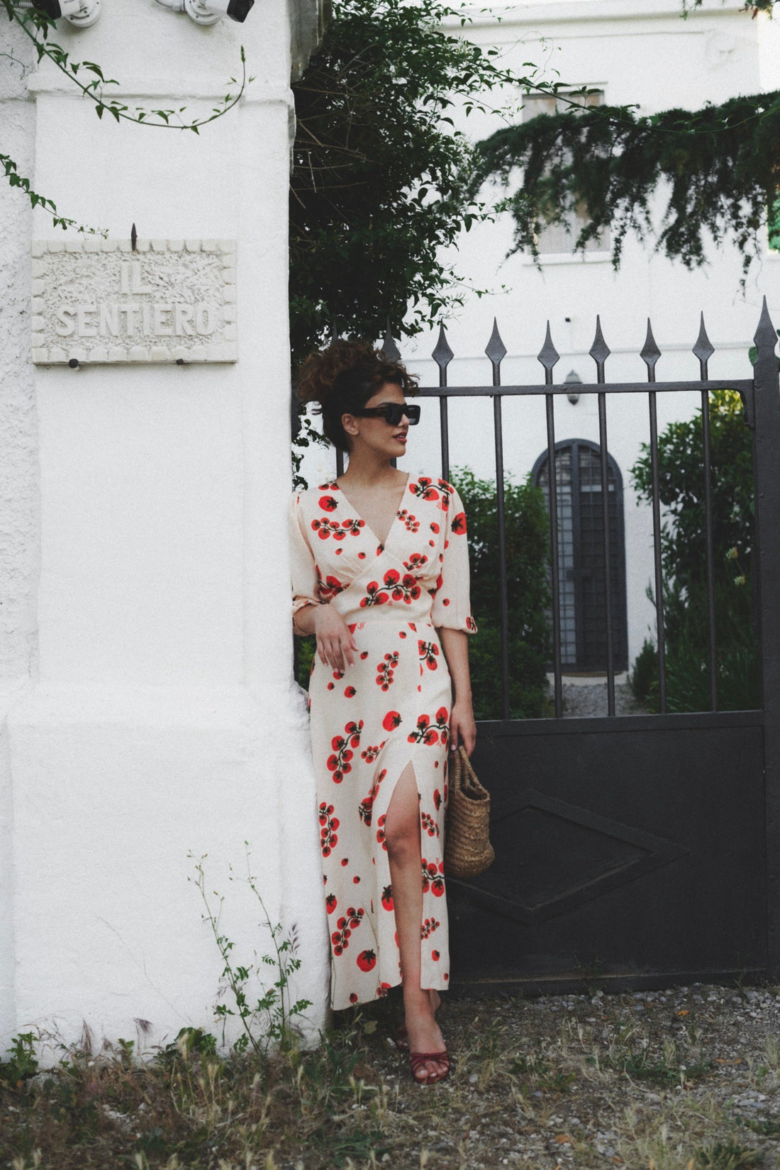 SUKIENKA POMODORO BEŻOWA