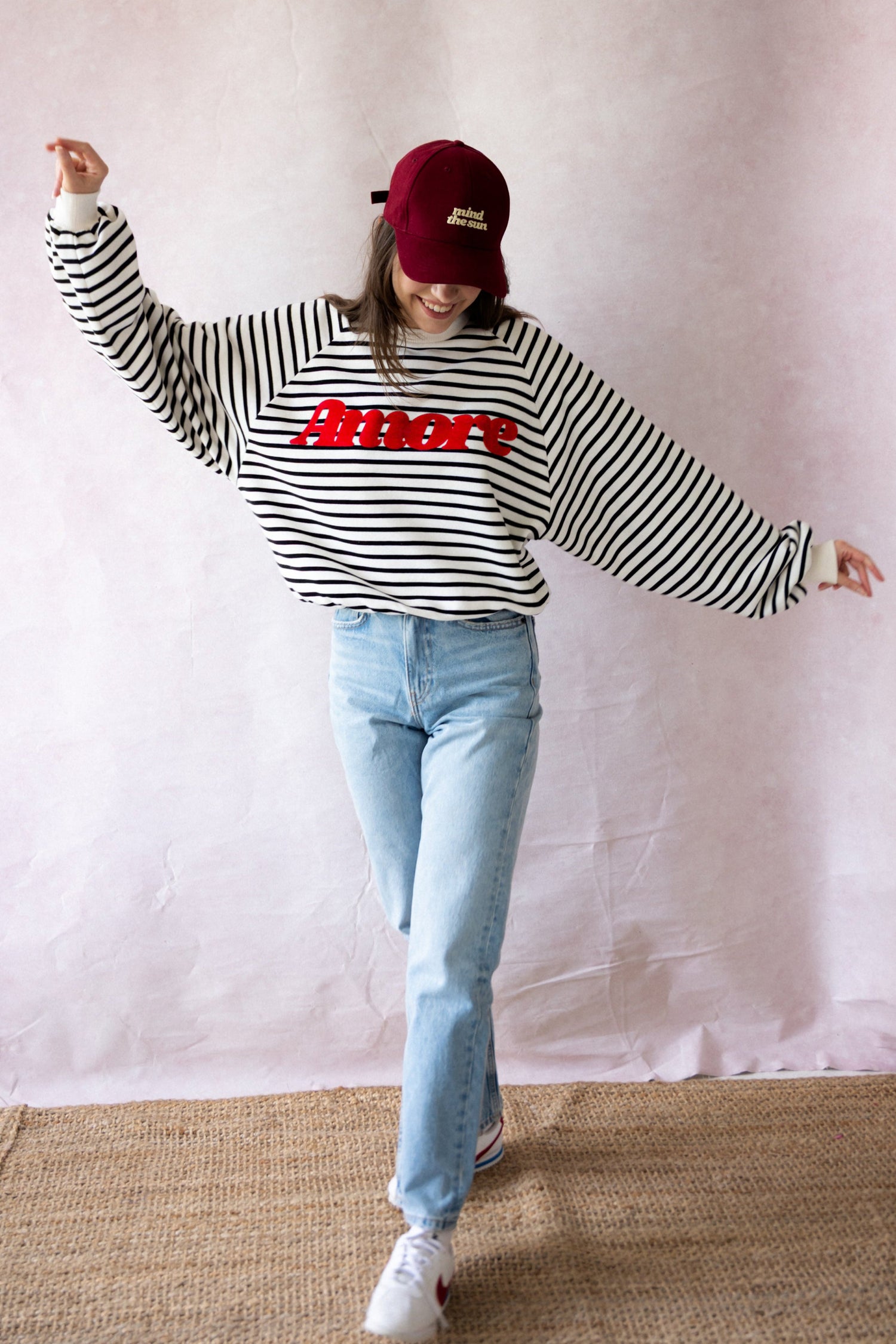 BLUZA CHIARA STRIPED KREMOWA