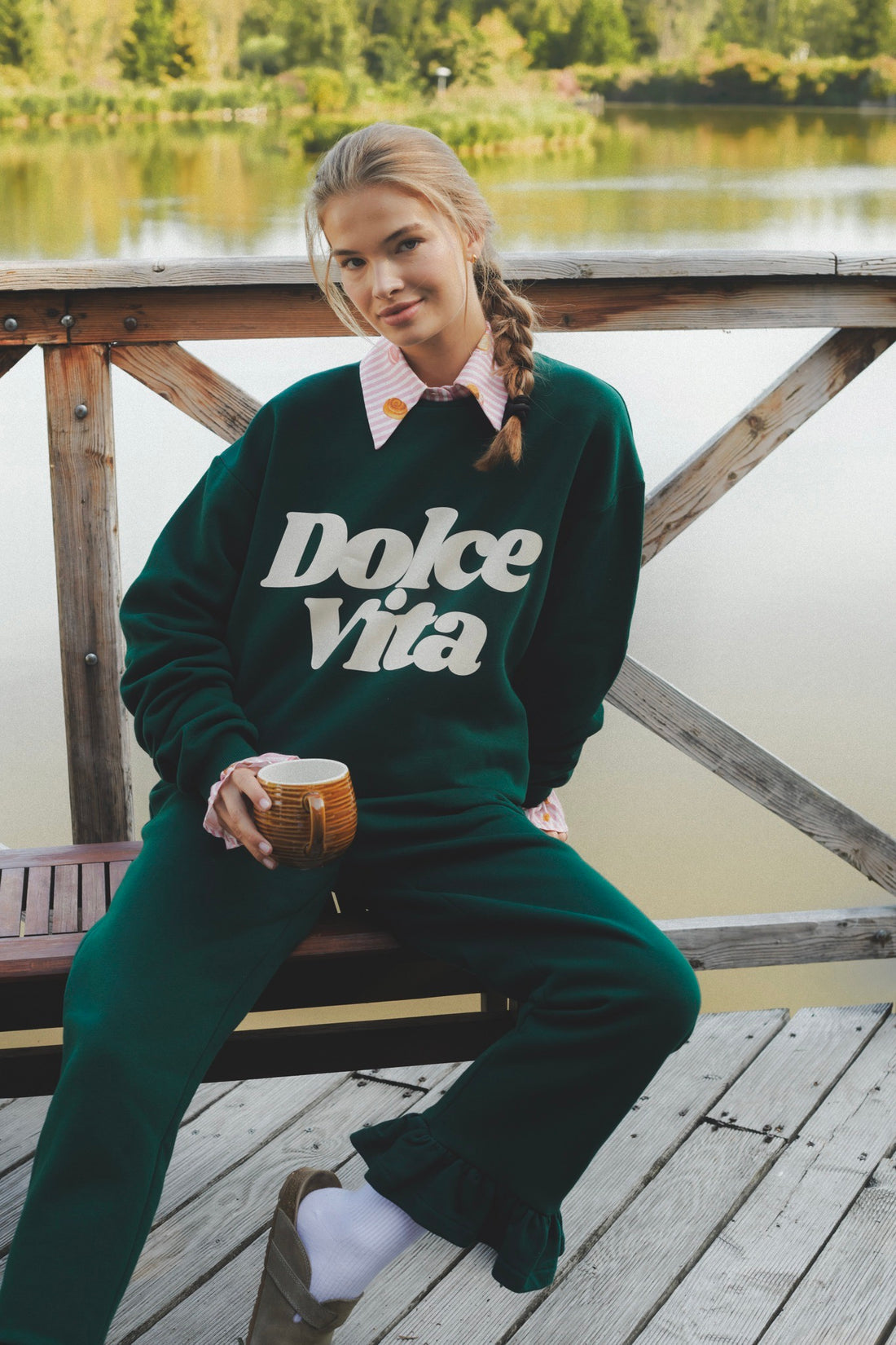 FOREST RUFFLE PANTS