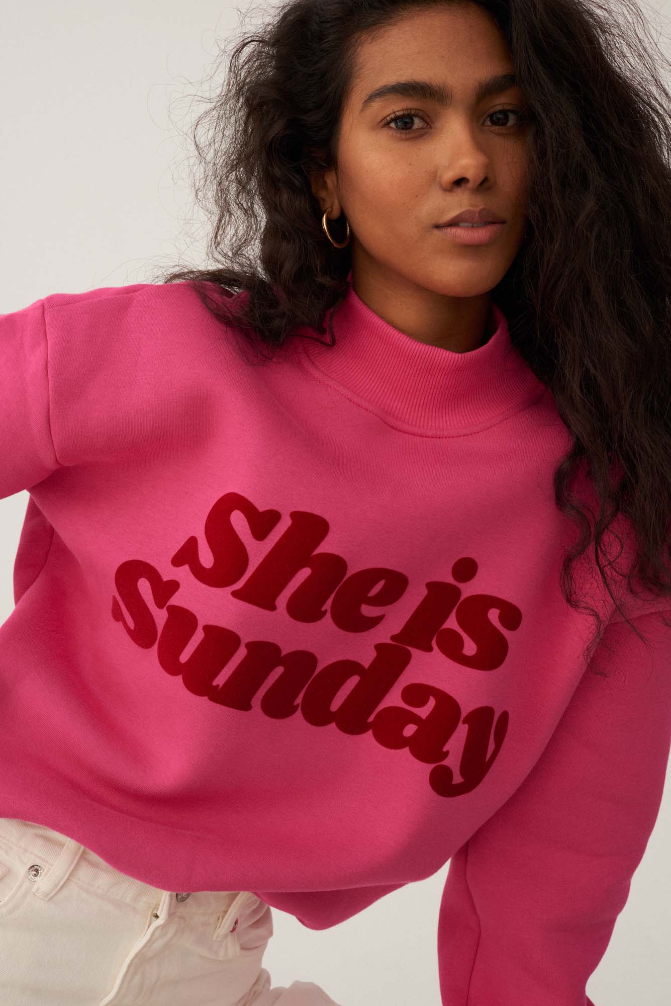 BLUZA SHE IS SUNDAY PINK