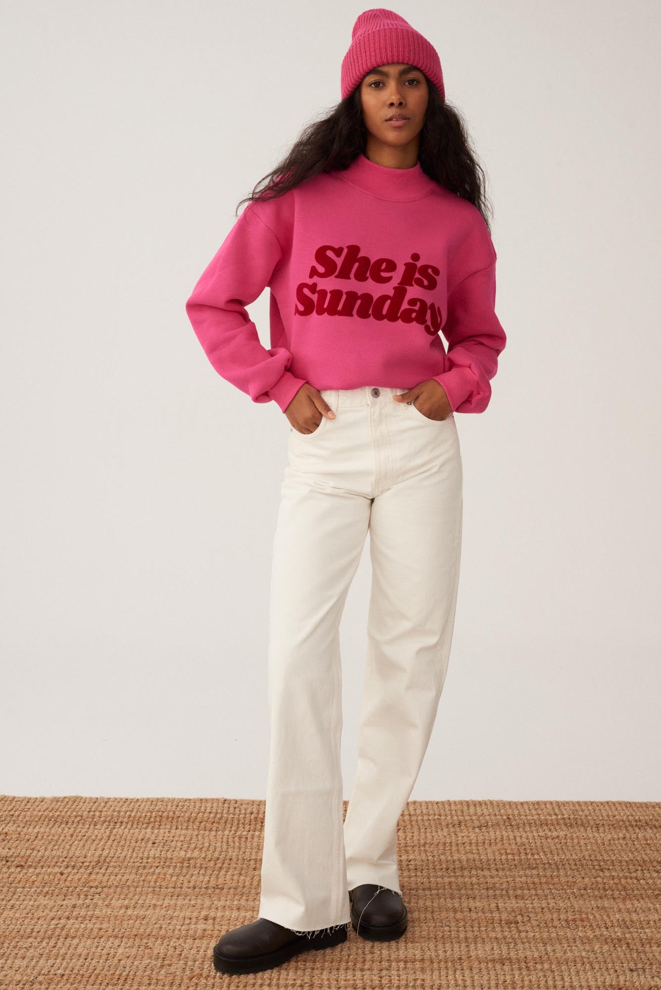 BLUZA SHE IS SUNDAY PINK