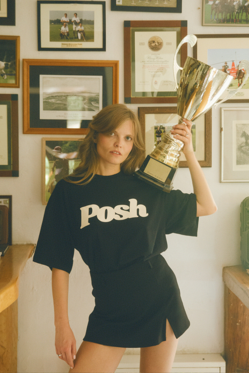 T-SHIRT POSH BLACK