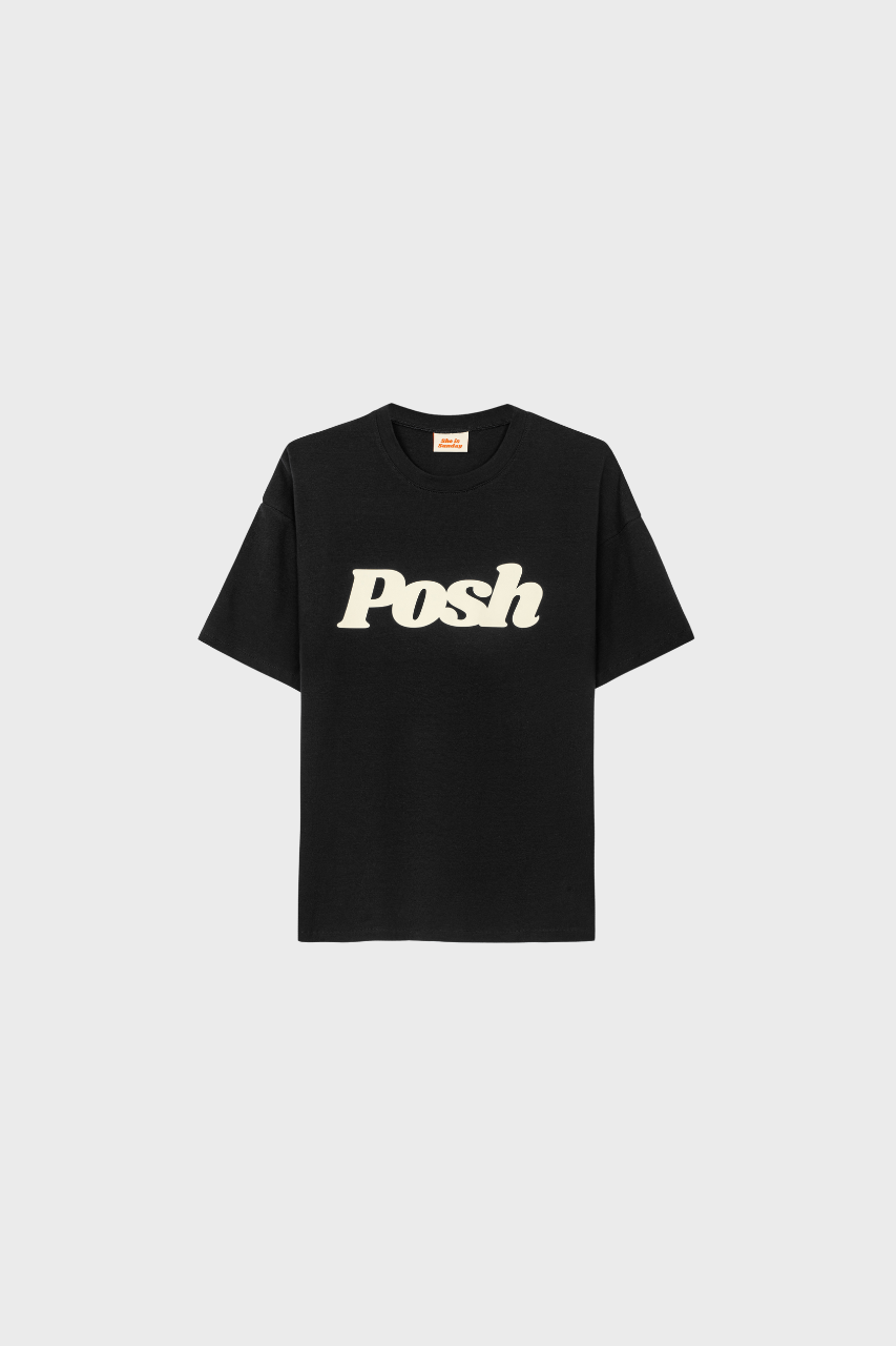 T-SHIRT POSH BLACK