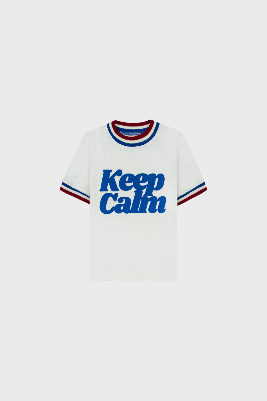 T-SHIRT KEEP CALM CREAM