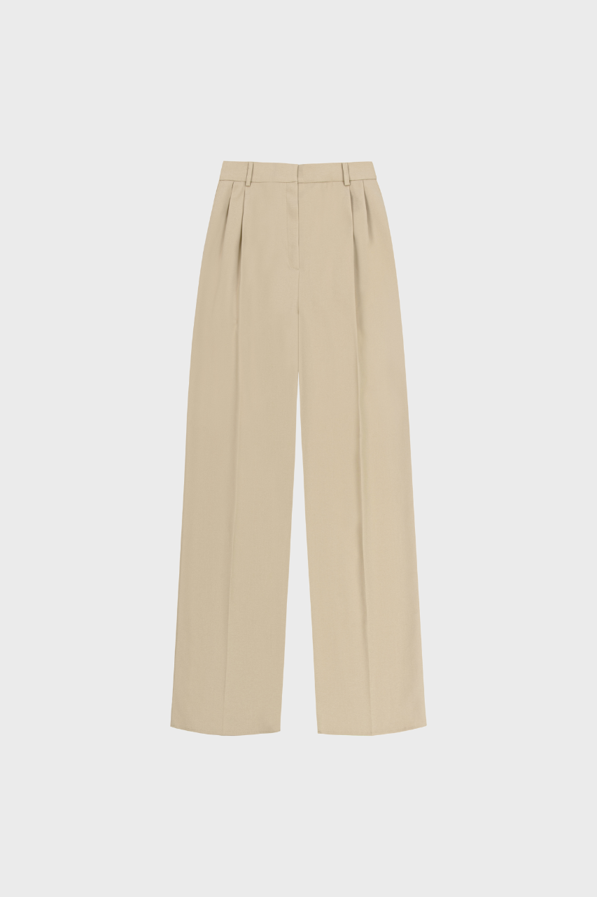 SPODNIE PANTALONI BEIGE