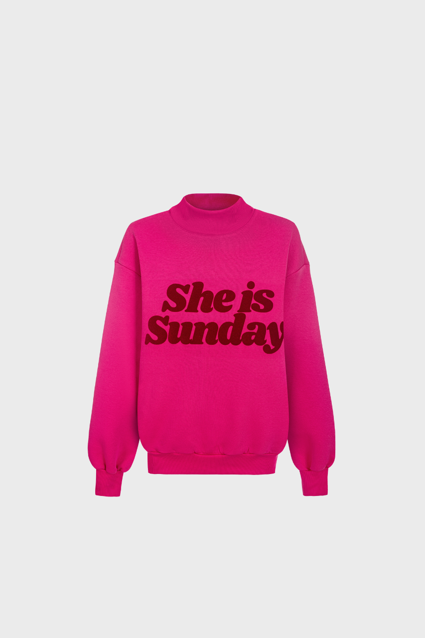 BLUZA SHE IS SUNDAY PINK