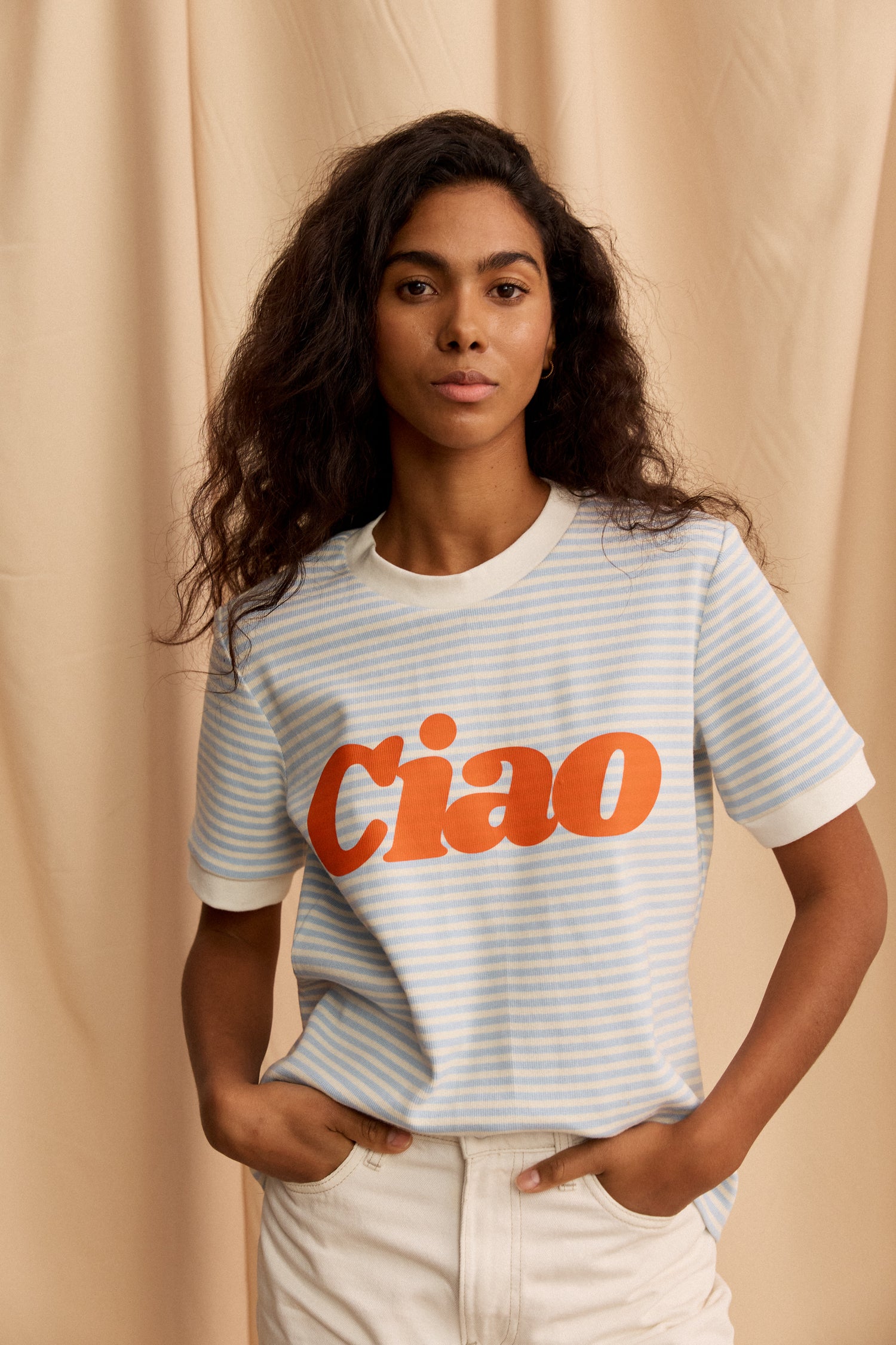 T-SHIRT CIAO BABY BLUE