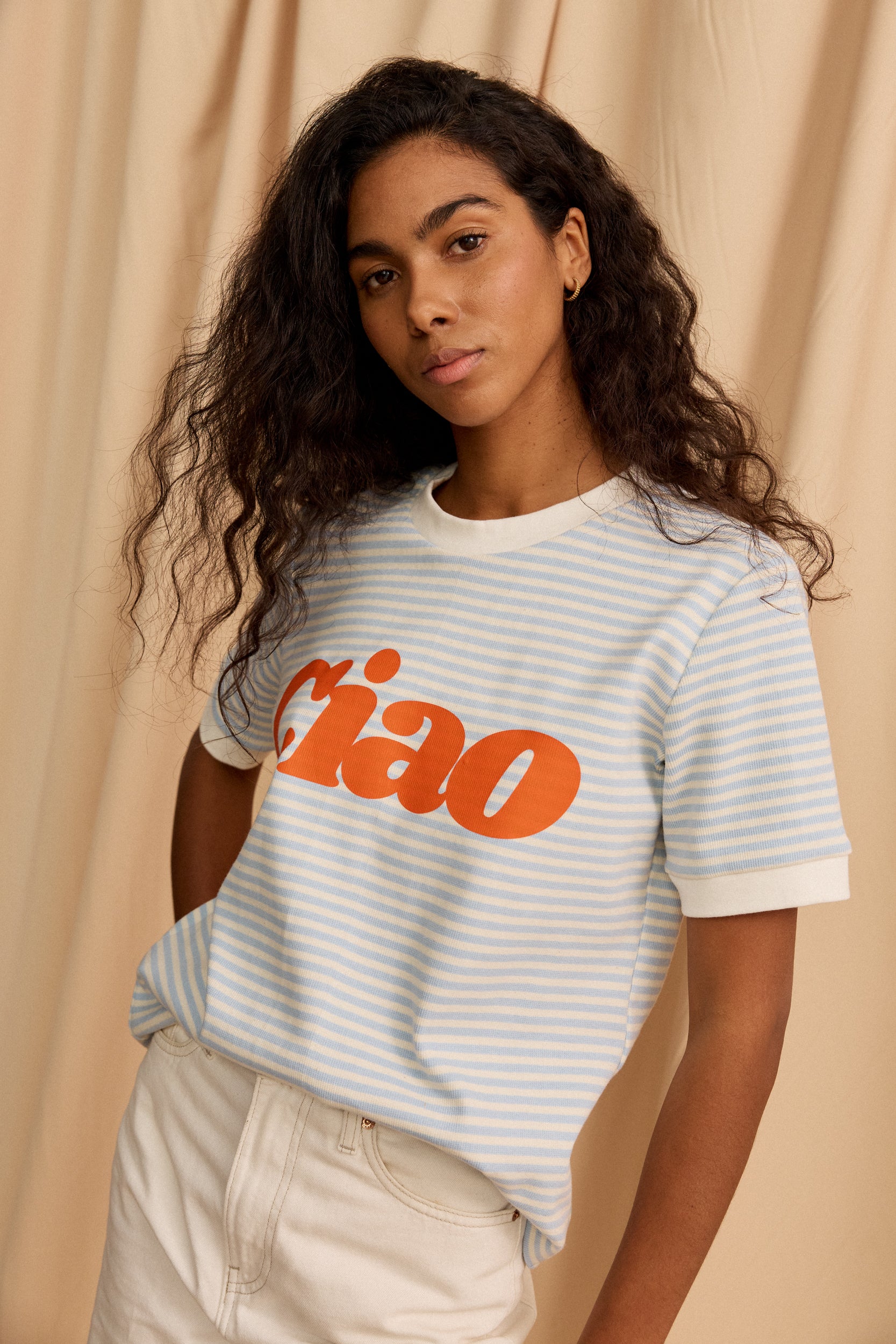 T-SHIRT CIAO BABY BLUE