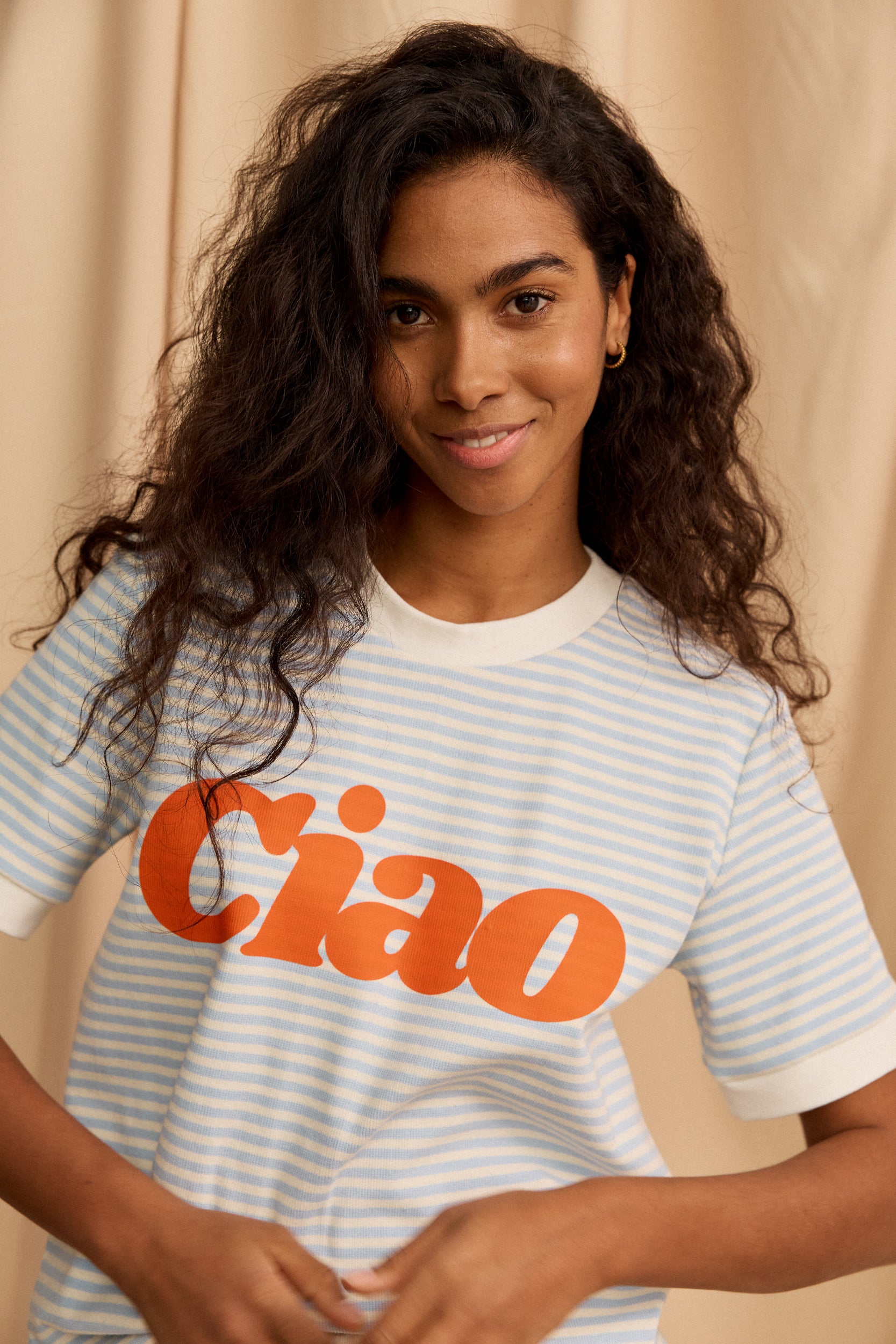 T-SHIRT CIAO BABY BLUE