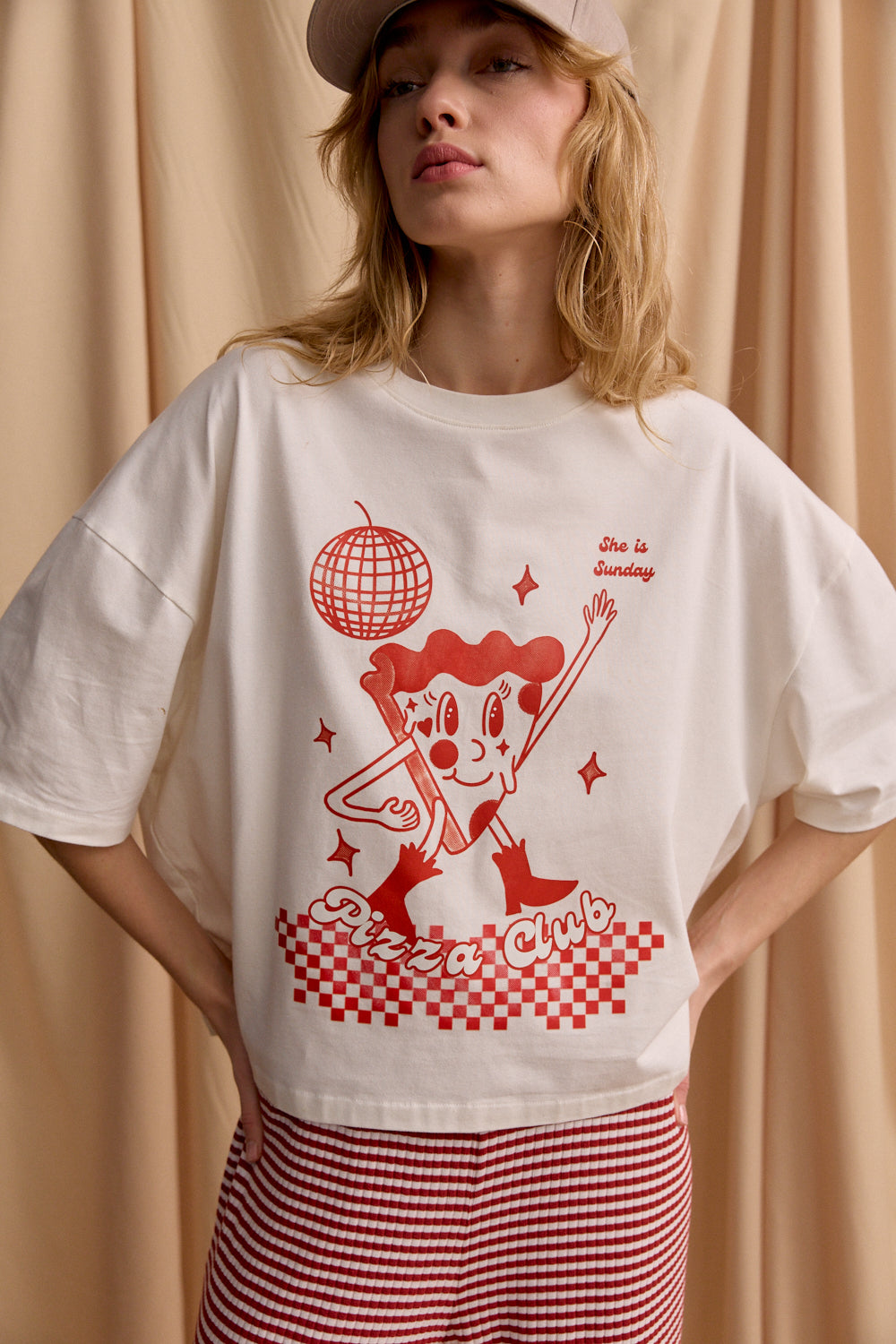 T-SHIRT BOXY PIZZA CLUB