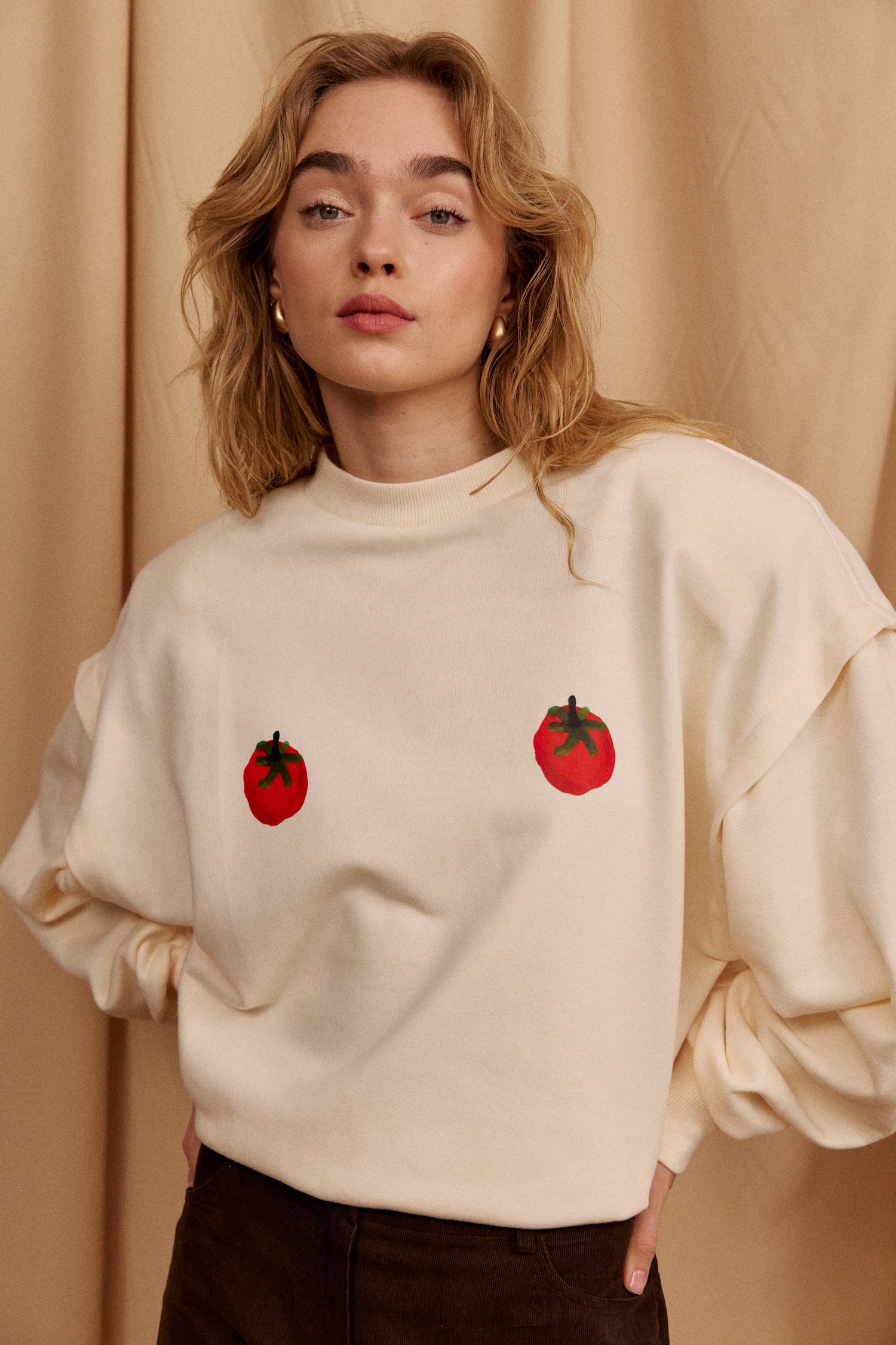 BLUZA TOMATOES CREAM