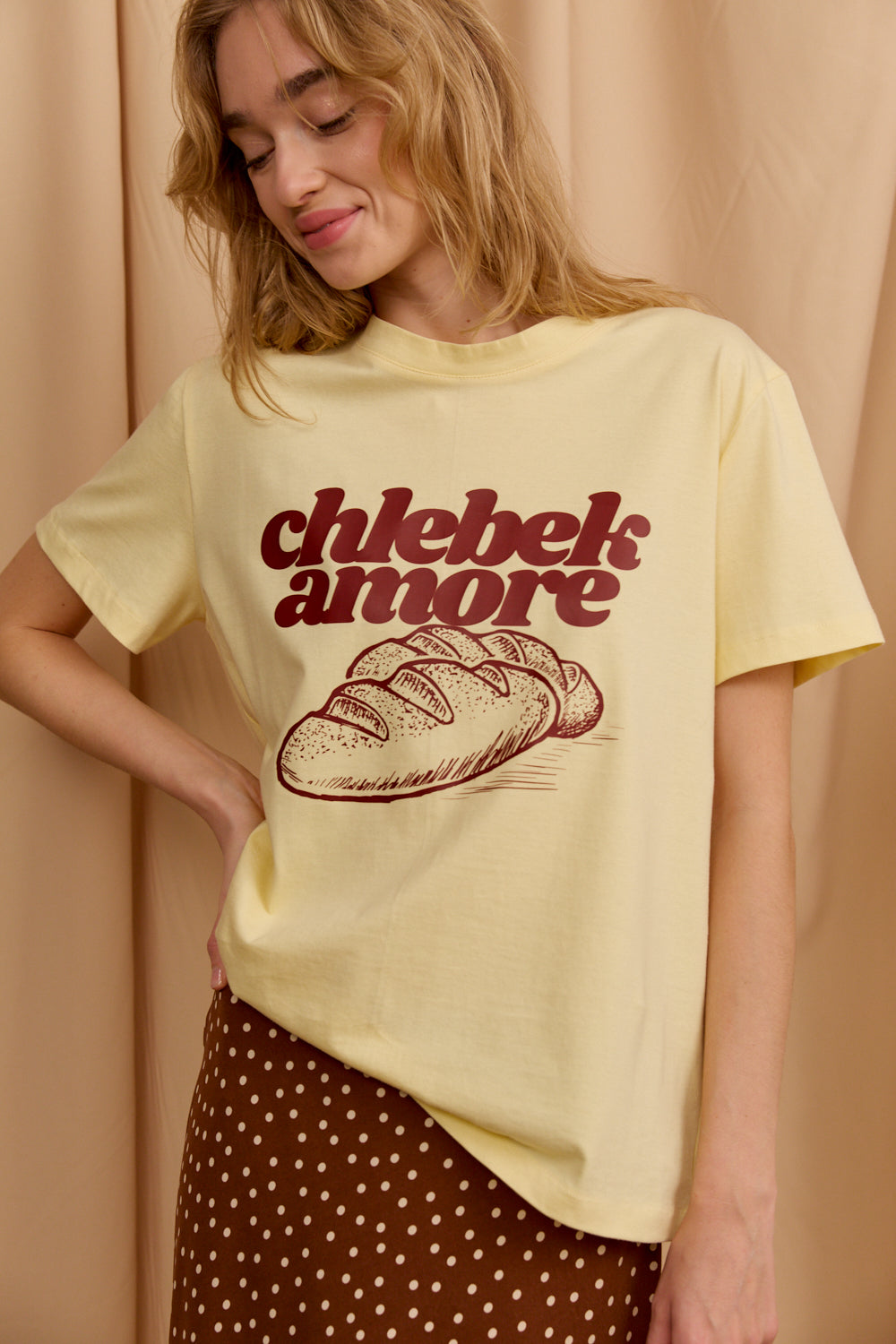 T-SHIRT CHLEBEK OVERSIZE