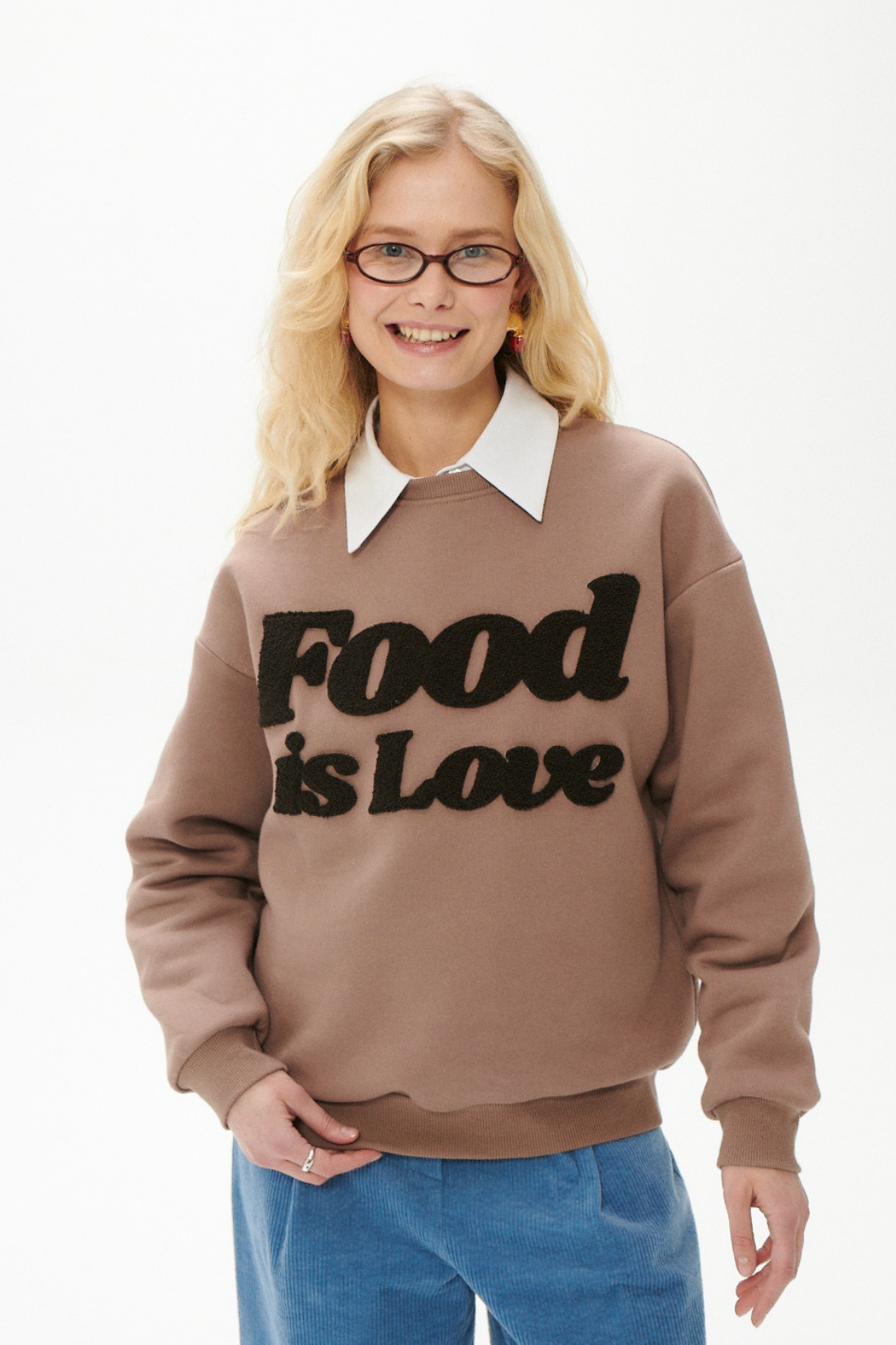 BLUZA FOOD IS LOVE KAKAOWA