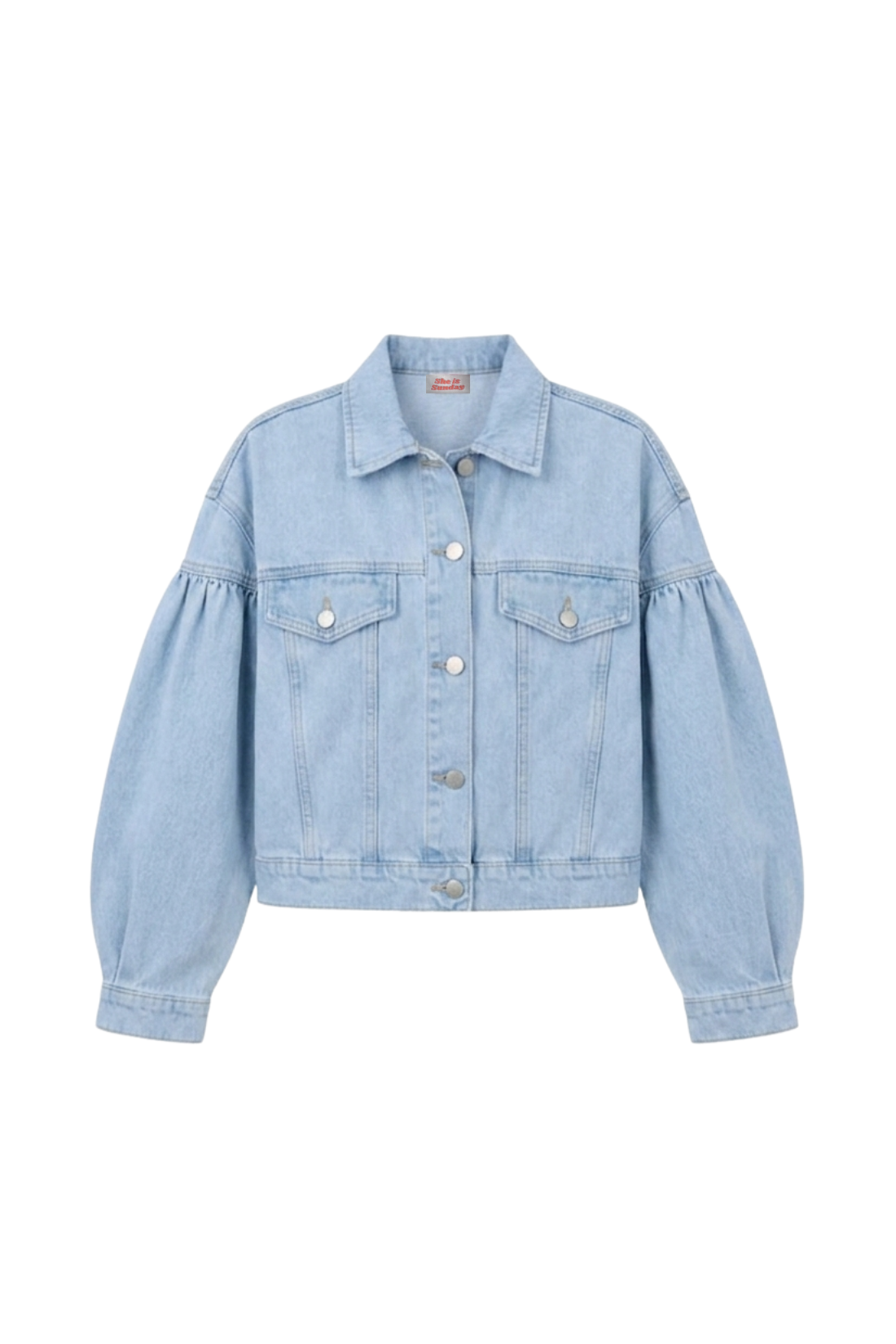 AMORE MIO CREAM DENIM JACKET
