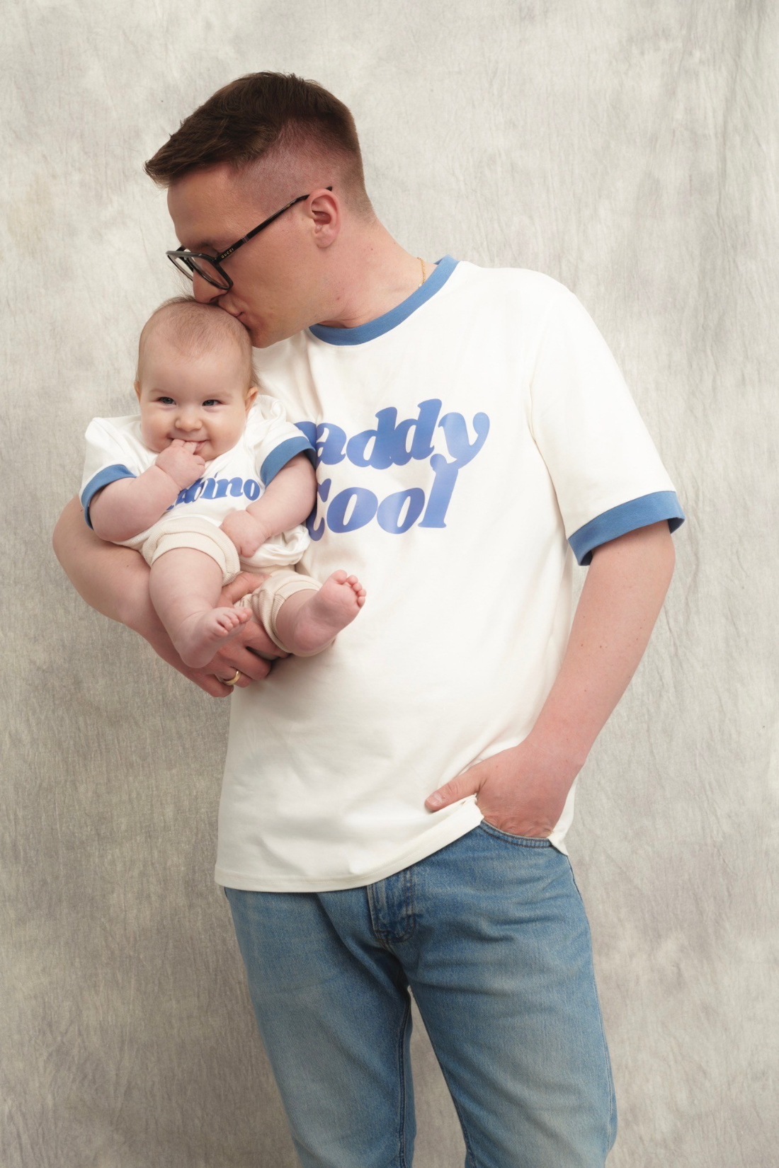 T-SHIRT DADDY COOL ŚMIETANKOWY