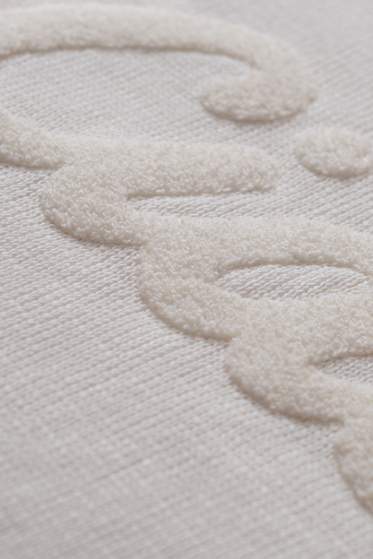 SWETER SADIE KREMOWY Z BAWEŁNY ORGANICZNEJ
