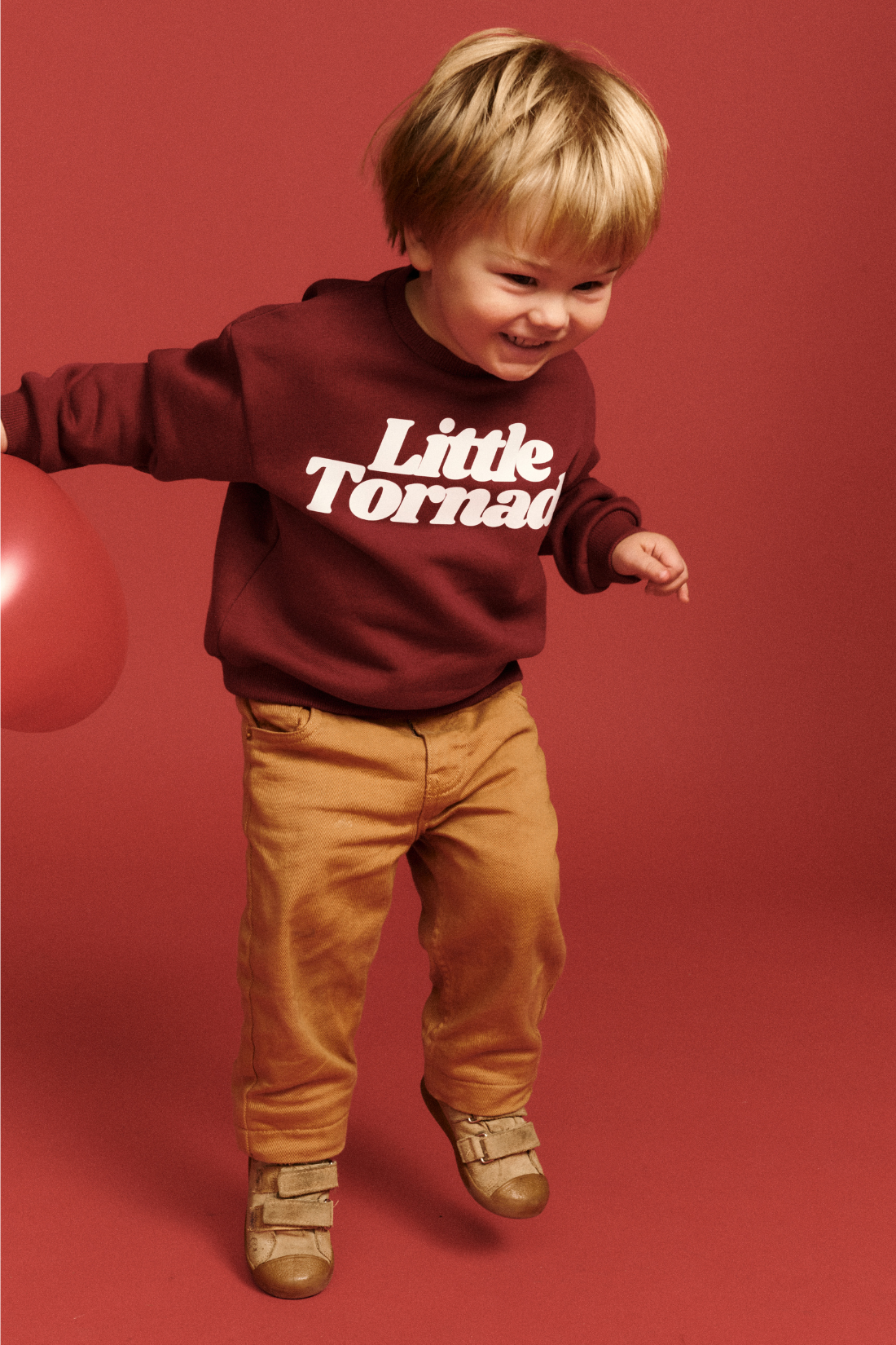 MINI TORNADO SWEATSHIRT BORDEAUX