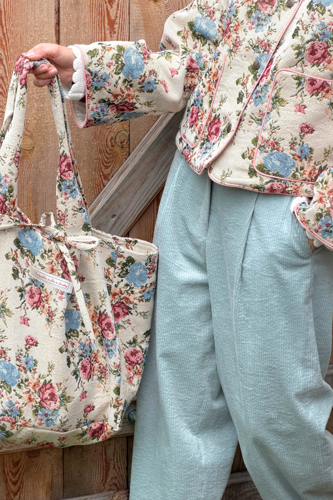 KURTKA ŻAKARDOWA ŁĄKA