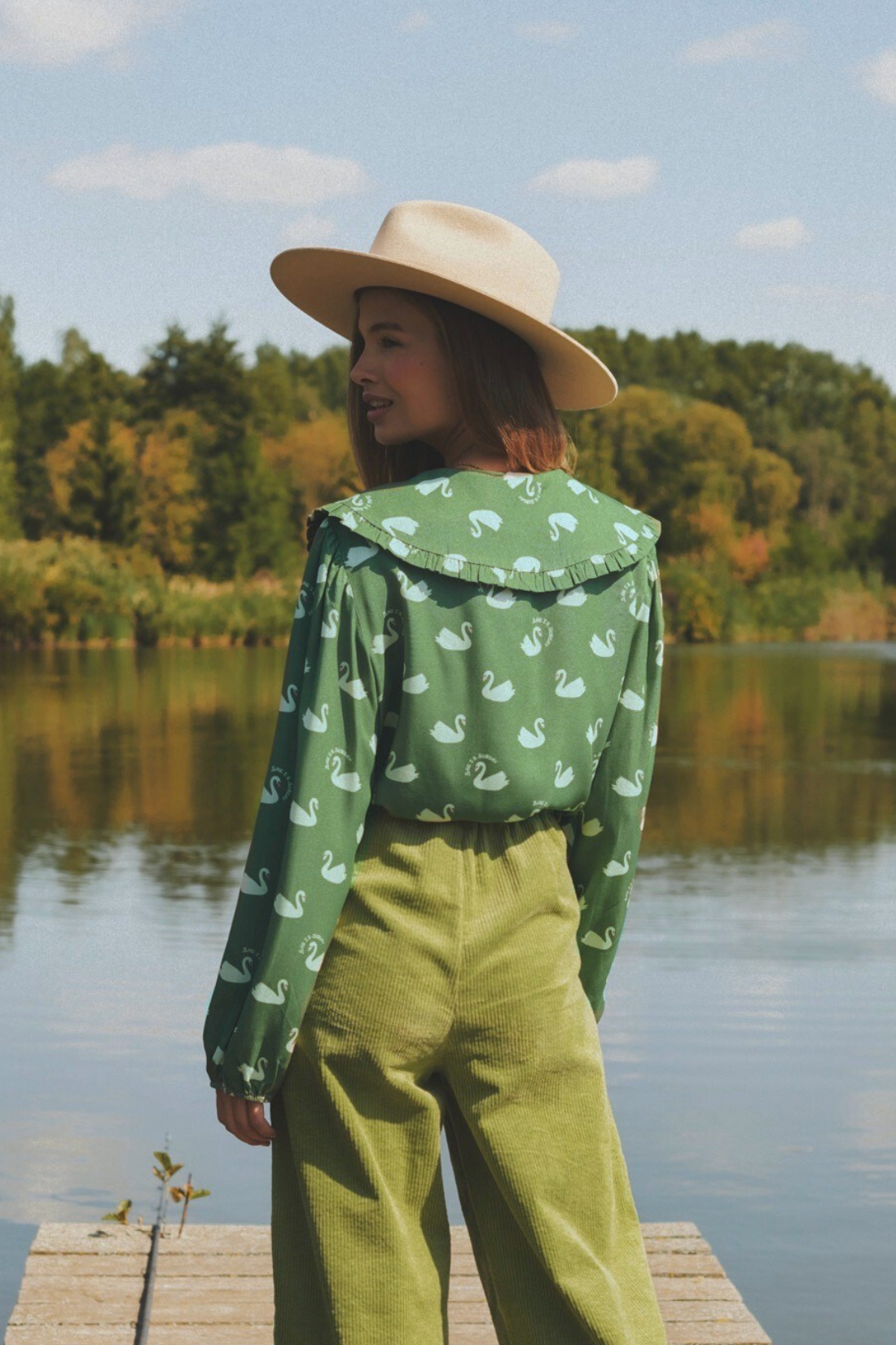 KOSZULA BELLINA CIGNO VERDE