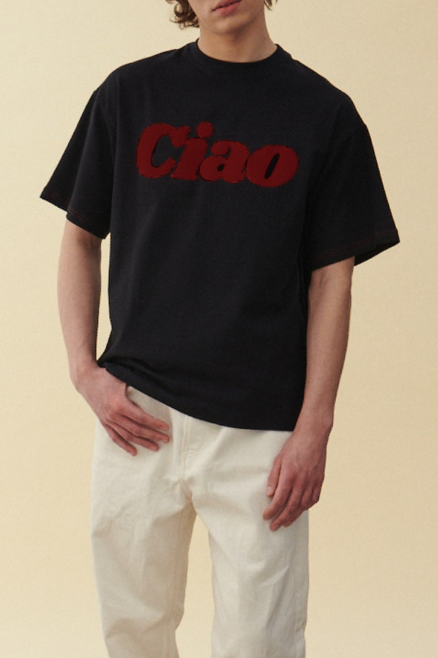 T-SHIRT CIAO BLACK