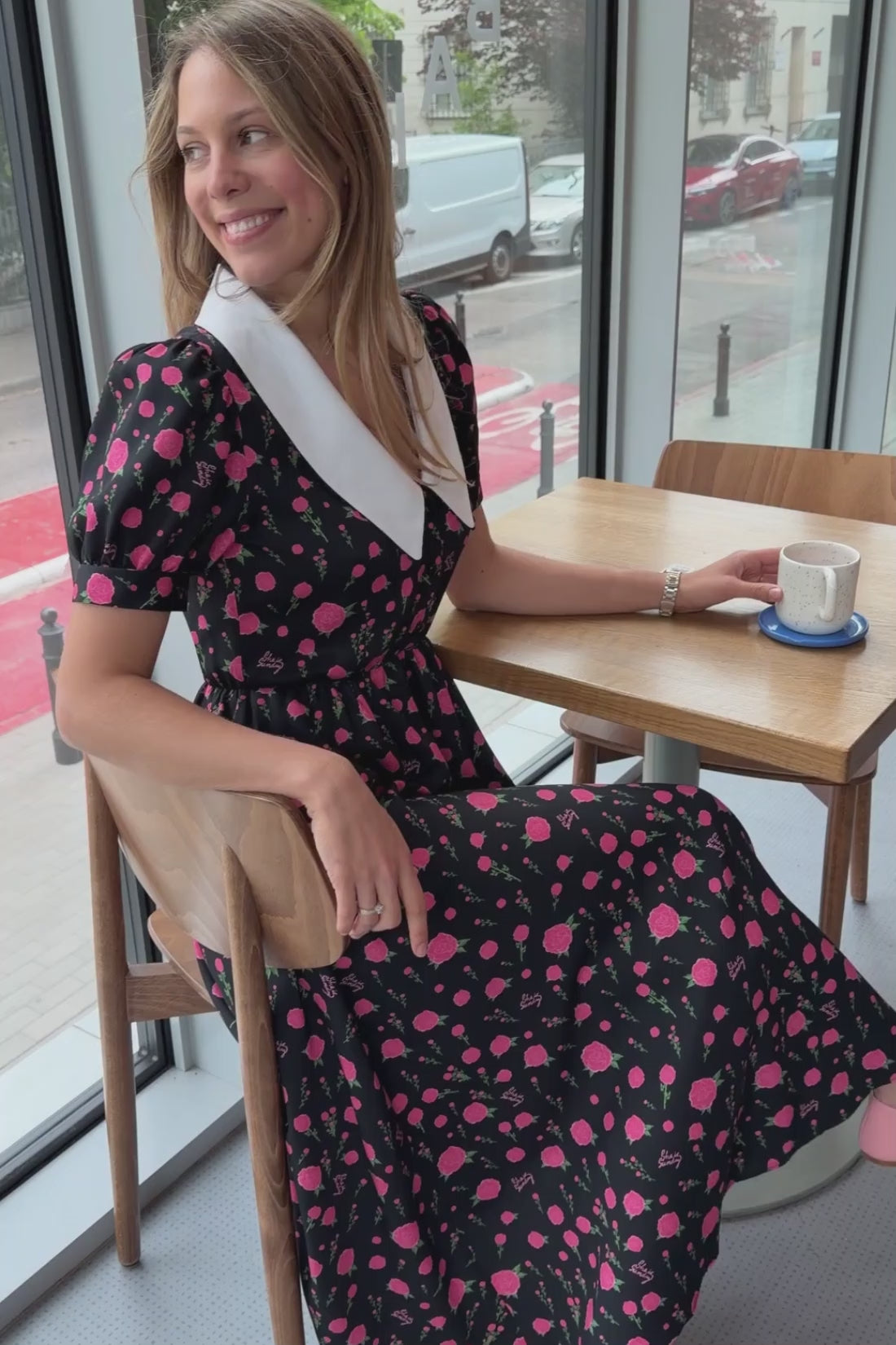 BELLARIA RED PRINT DRESS
