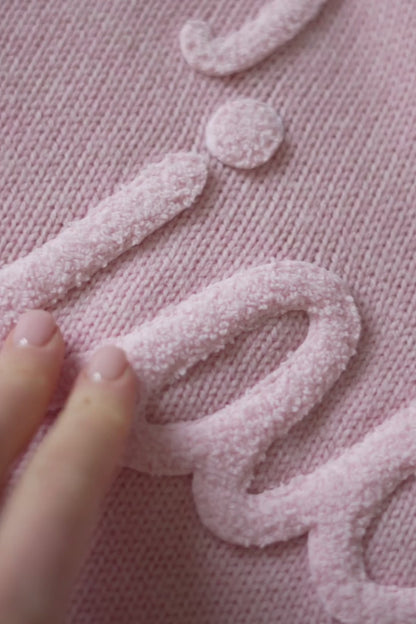 SWETER BIARRITZ RÓŻOWY