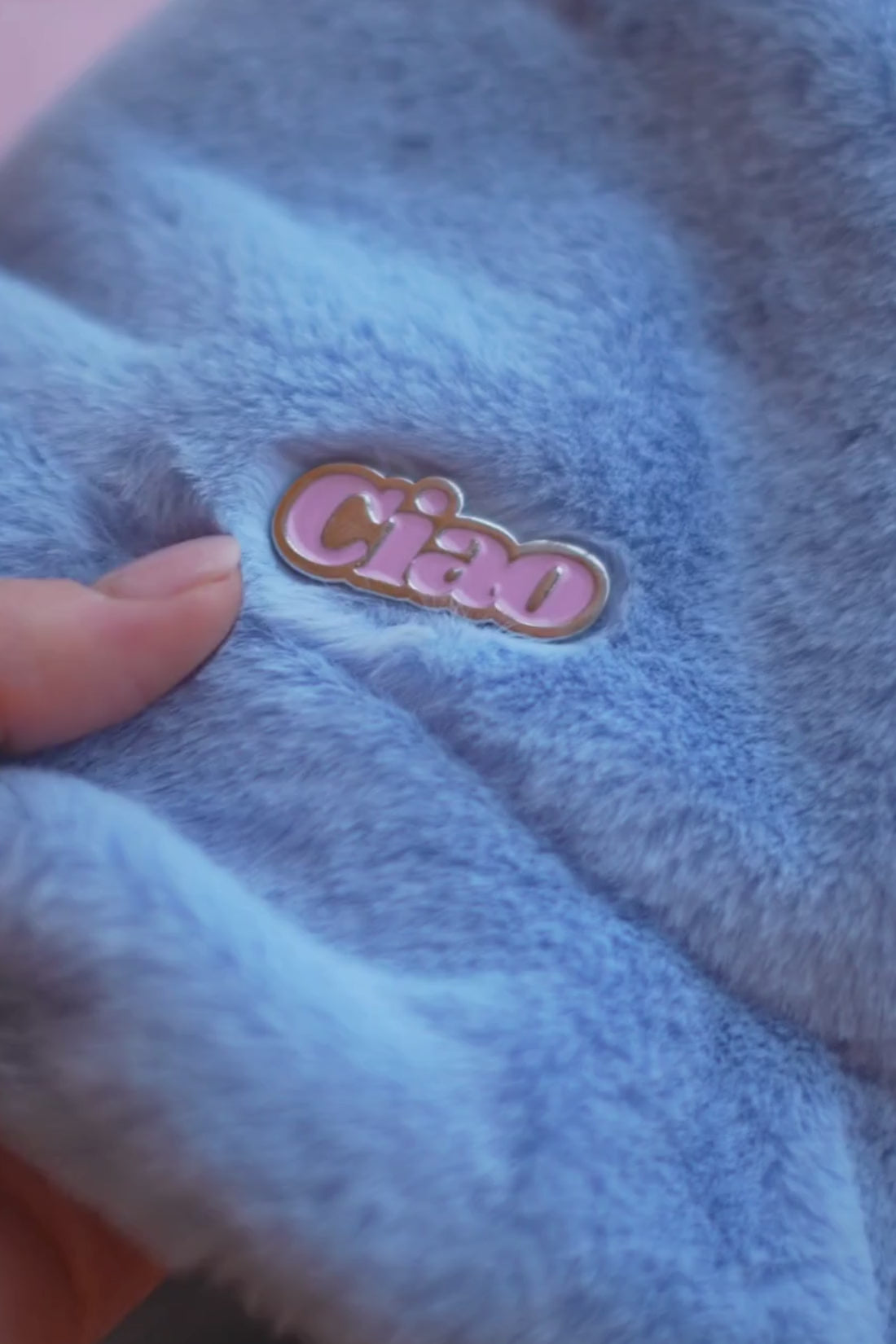 PRZYPINKA CIAO RÓŻOWA