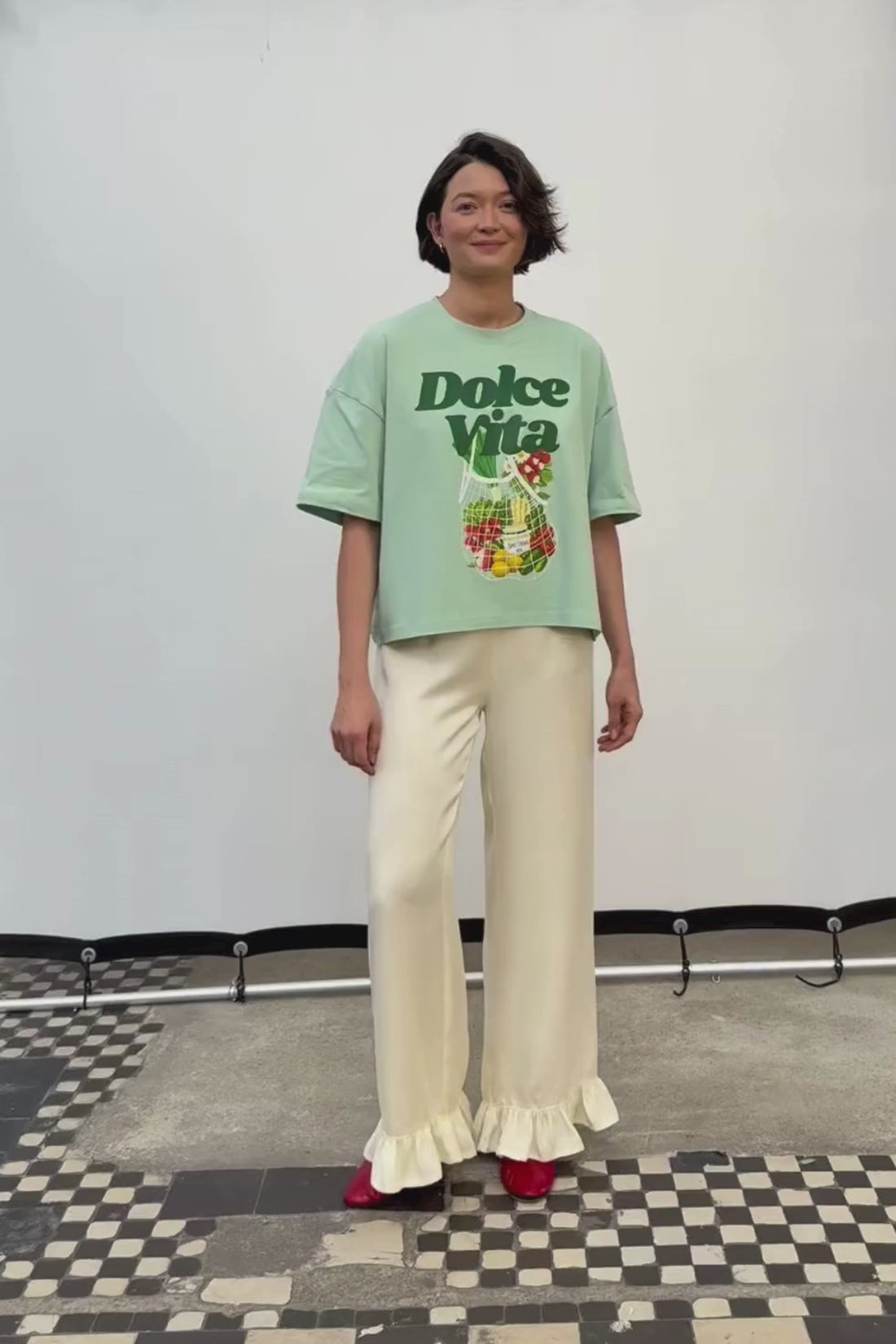 T-SHIRT WARZYWNIACZEK ZIELONY