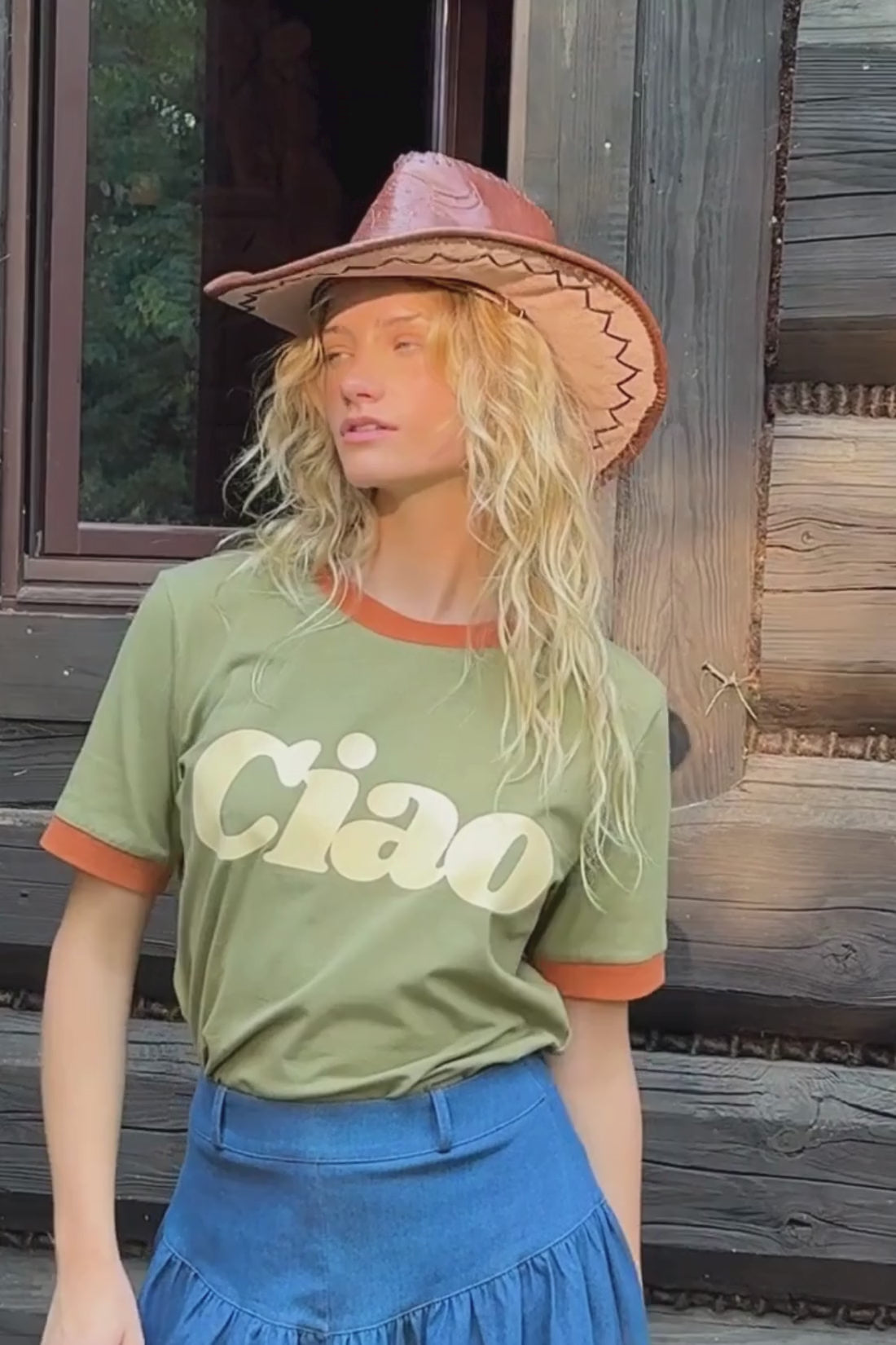 T-SHIRT CIAO OLIWKOWY