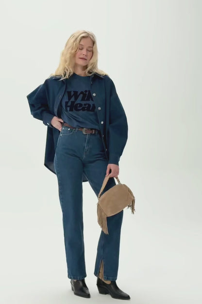 KOSZULA NEVADA NIEBIESKA