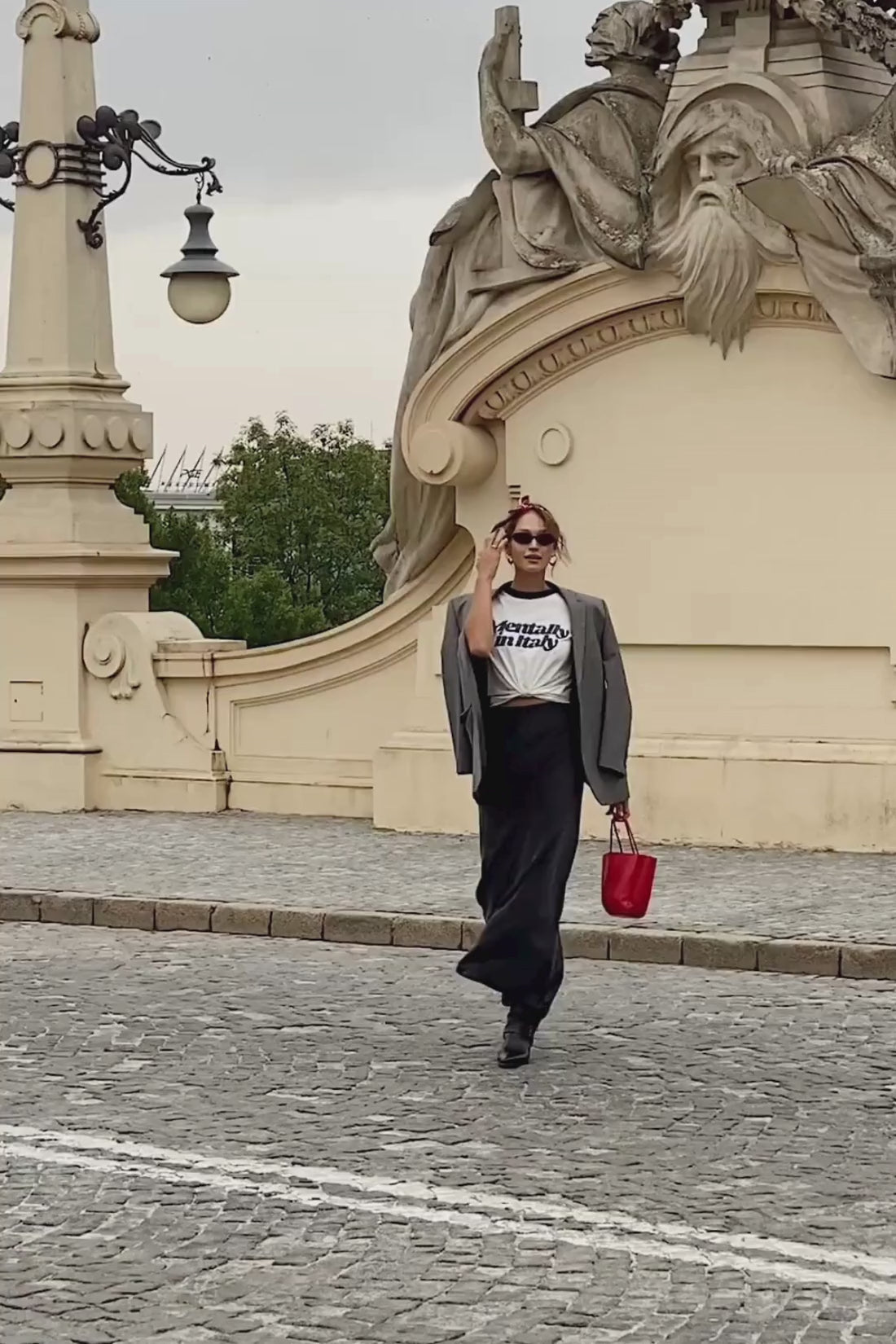 T-SHIRT MENTALLY IN ITALY NAVY