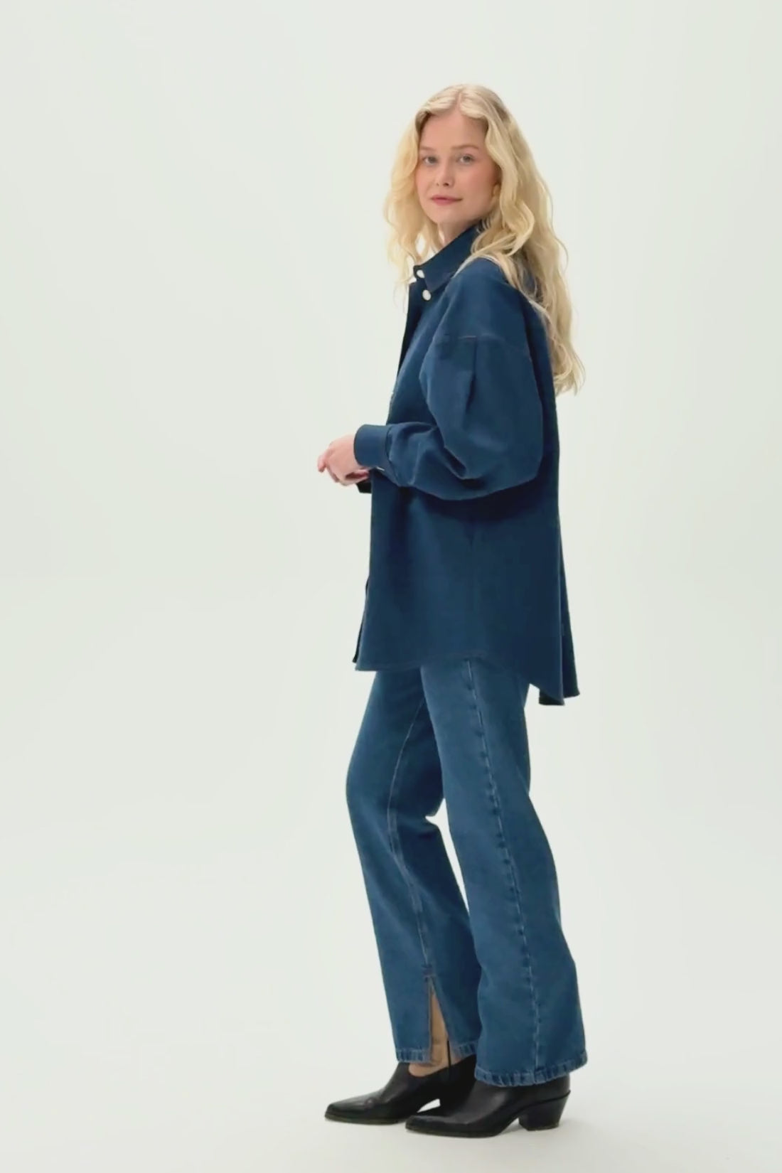 SPODNIE JEANSOWE ICONIC NIEBIESKIE - STANDARD