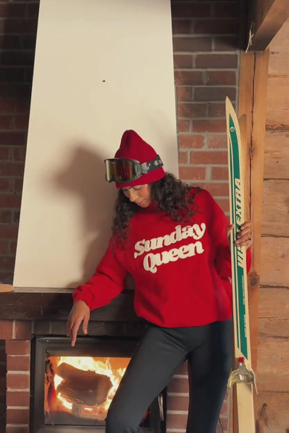 BLUZA SUNDAY QUEEN CZERWONA