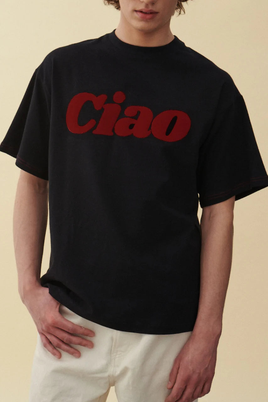 T-SHIRT CIAO BLACK - MEN