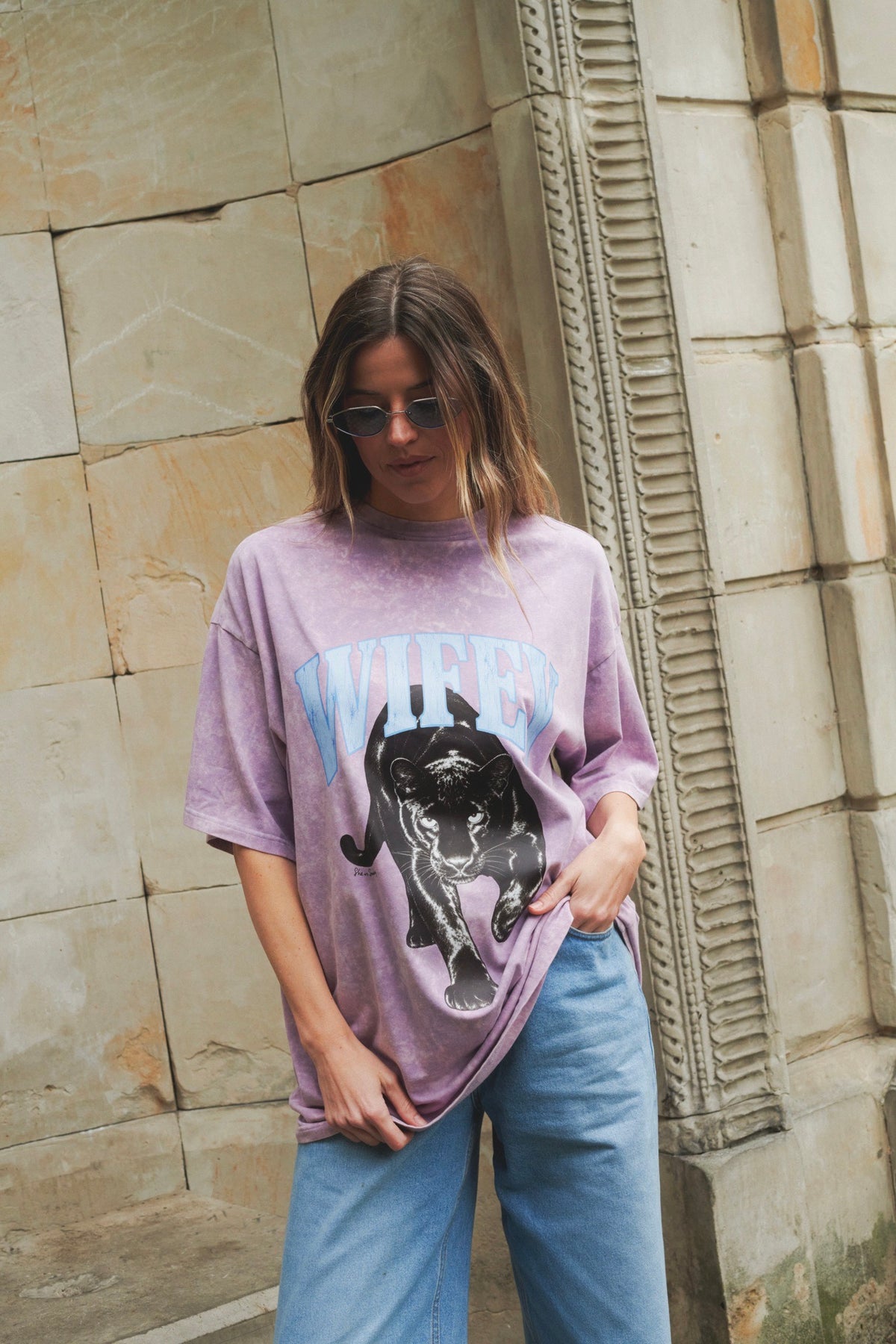 T-SHIRT PANTHER LILIOWY VINTAGE