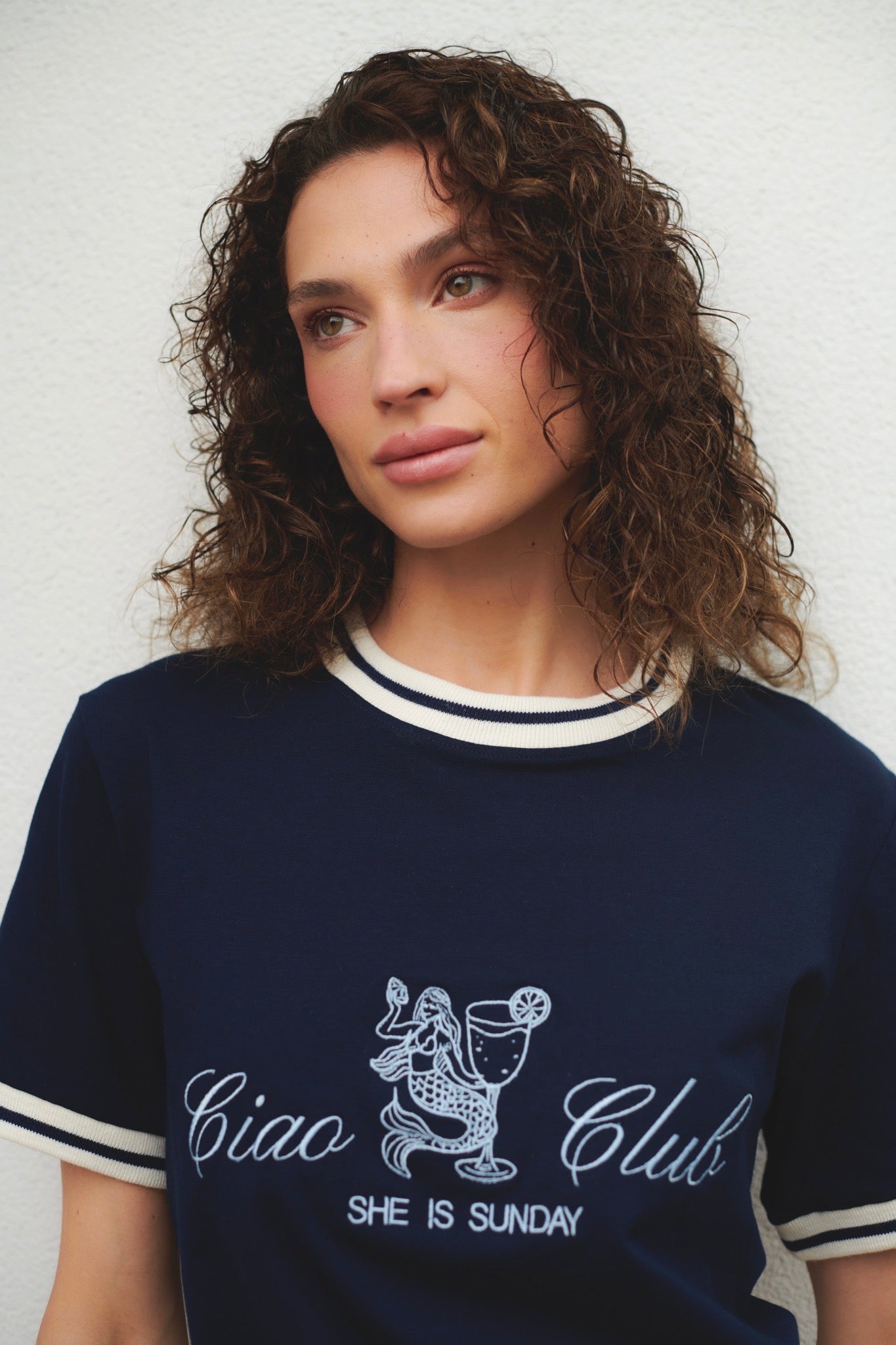 T-SHIRT CIAO CLUB GRANATOWY preorder