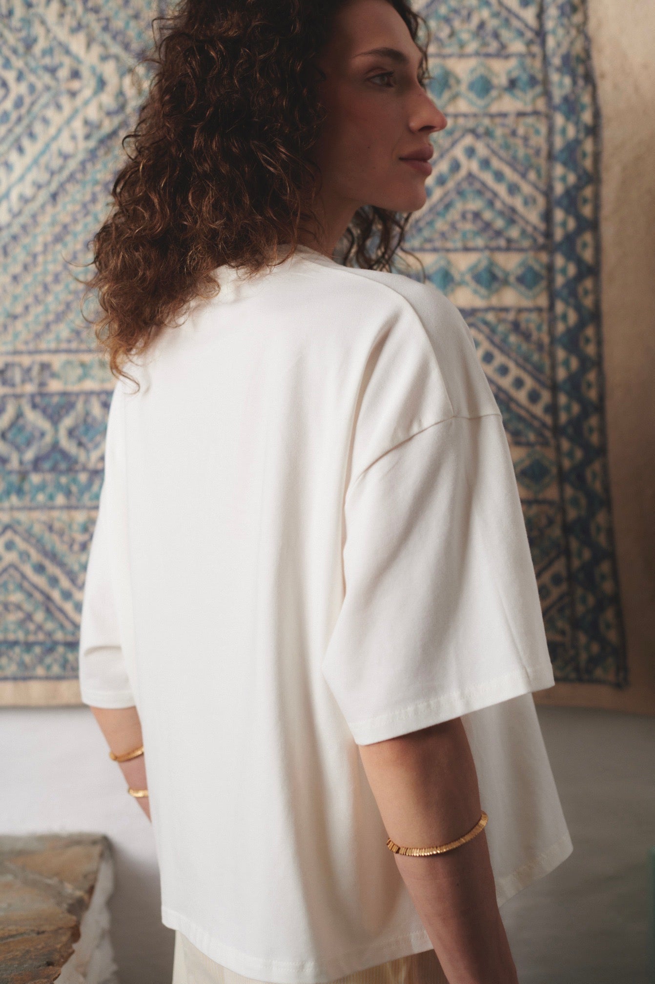 T-SHIRT OLIVE BOXY