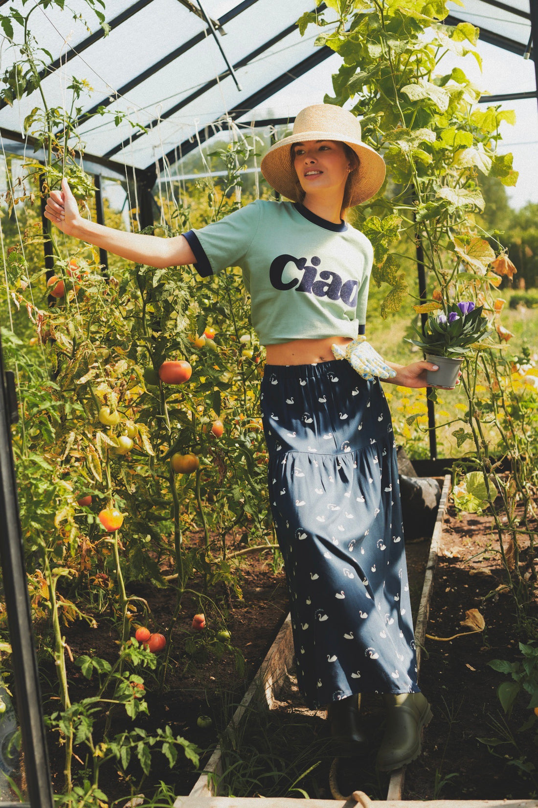 T-SHIRT CIAO ZIELONY